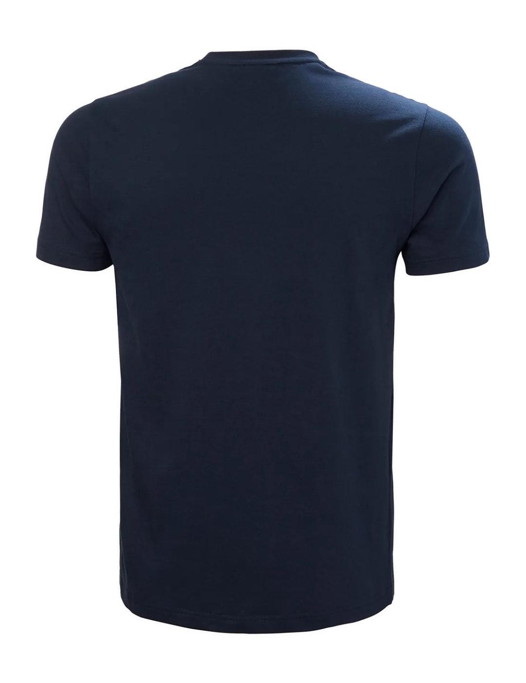 Camiseta Helly Hansen Core azul marino para hombre