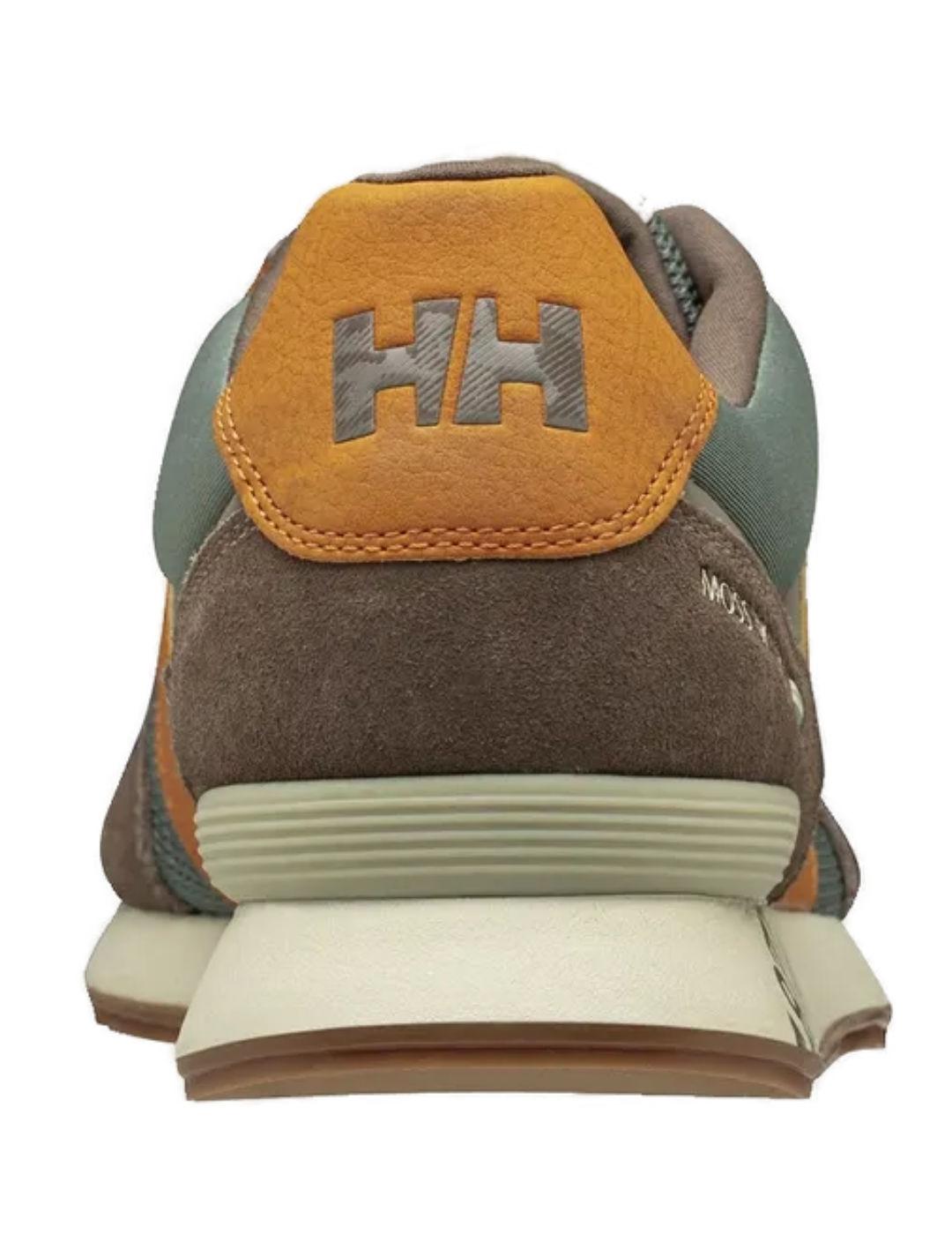 Zapatillas Helly Hansen Anakin piel gamuza verdes de hombre