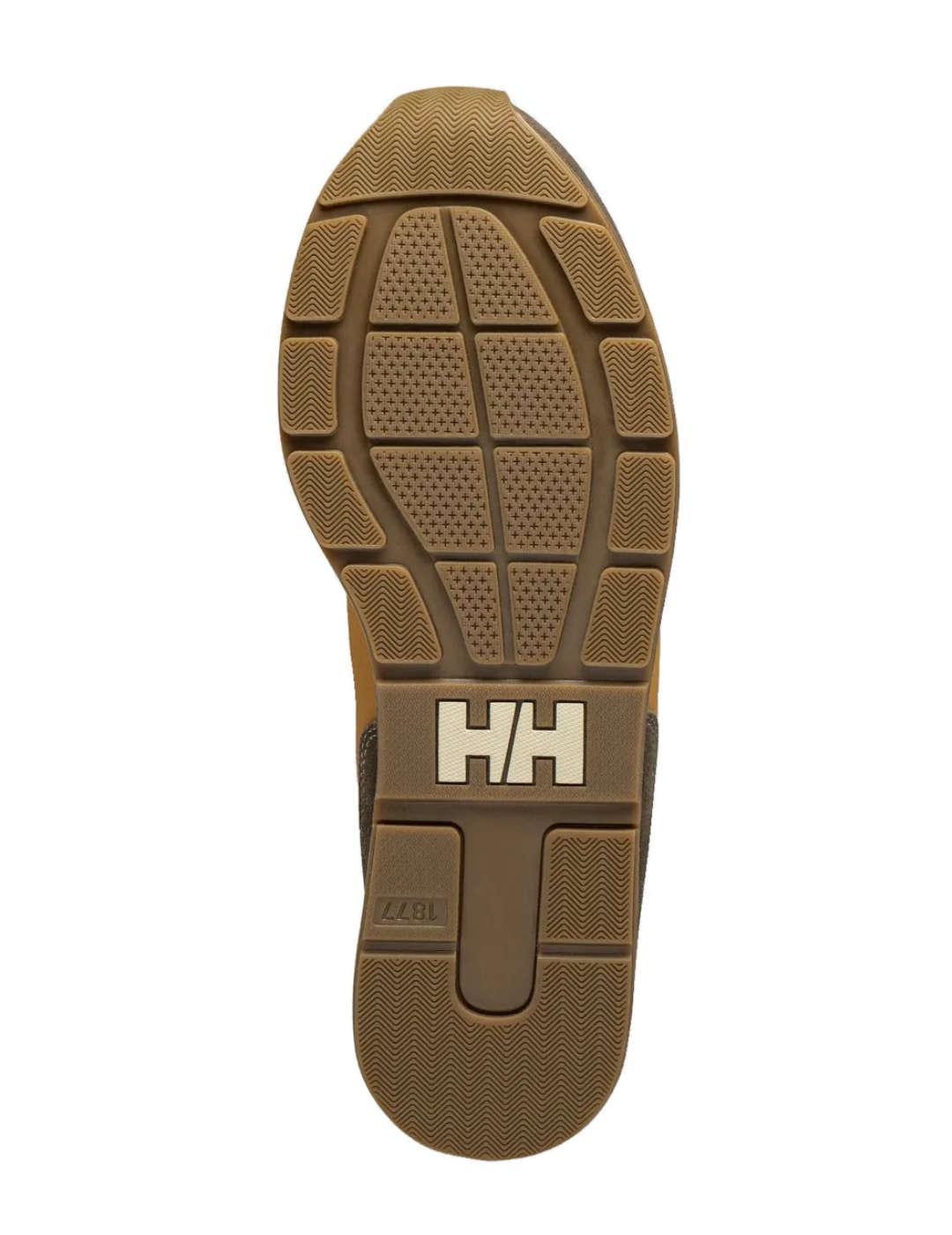 Zapatillas Helly Hansen Anakin piel gamuza verdes de hombre
