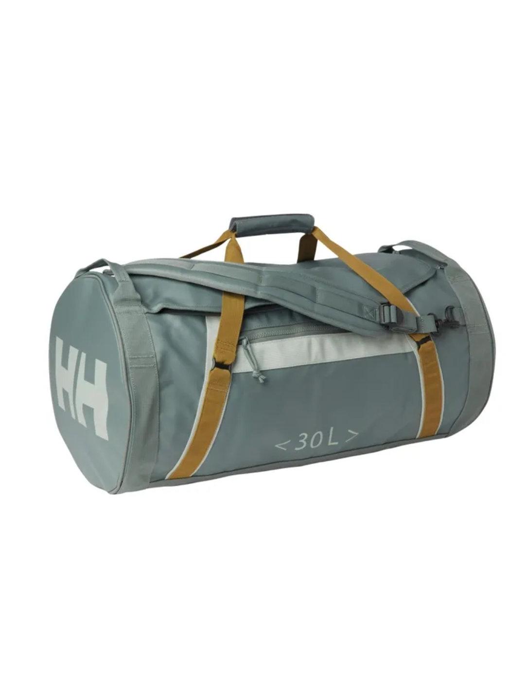 Bolsa Helly Hansen Duffel 30L gris verdoso hidrófugo unisex
