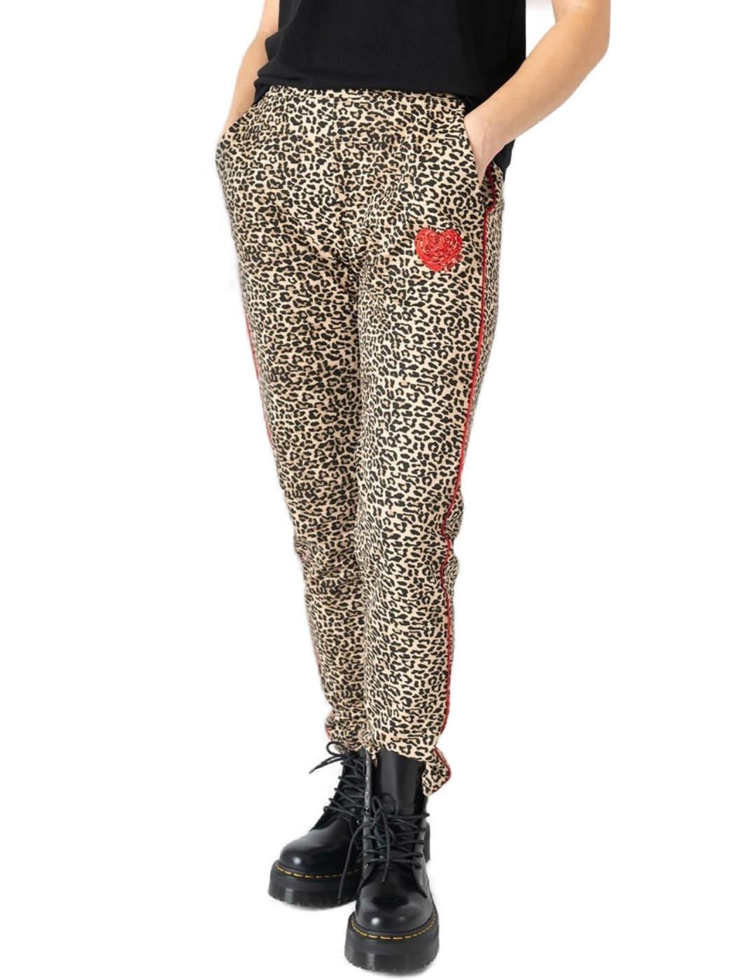 Pantalón Animosa Romantic Woman leopardo para mujer