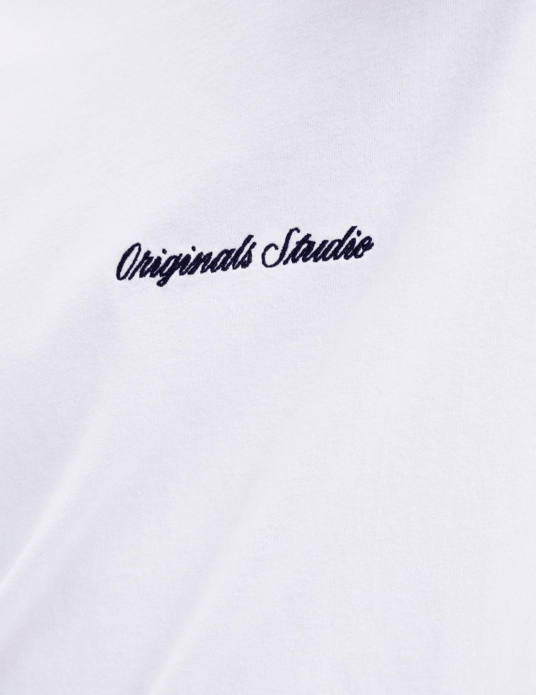 Camiseta Jack&Jones Norrebro blanco manga corta para hombre