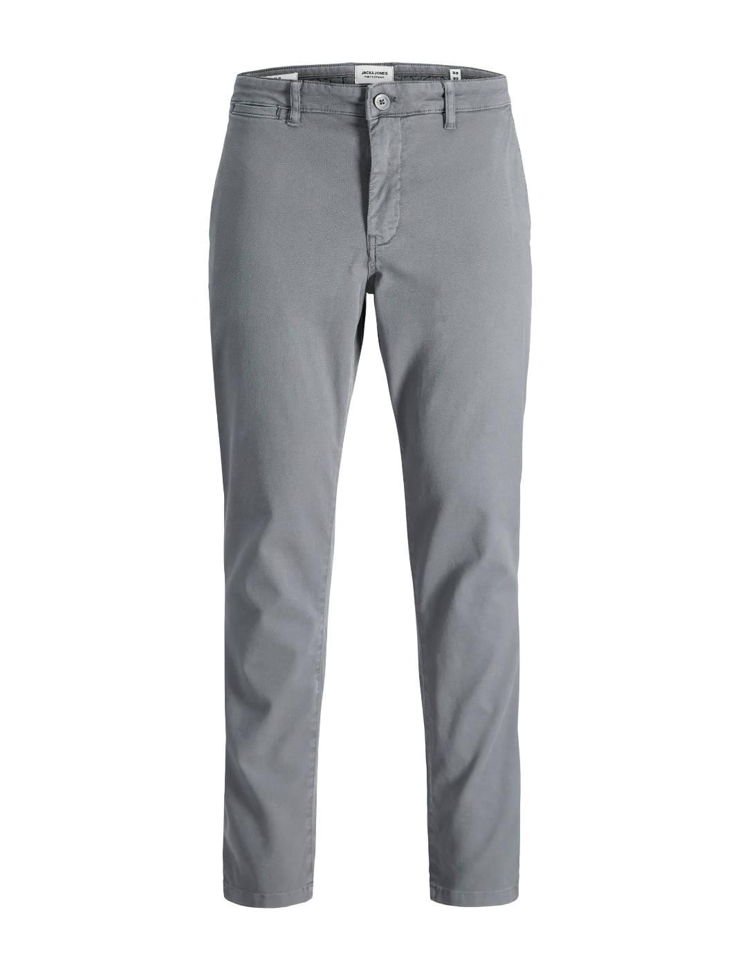 Pantalón Jack&Jones Marco chino gris slim fit para hombre