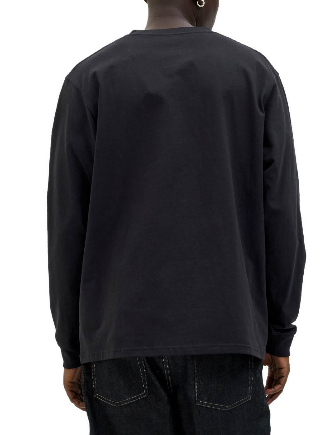 Camiseta Jack&Jones Soho manga larga negra para hombre