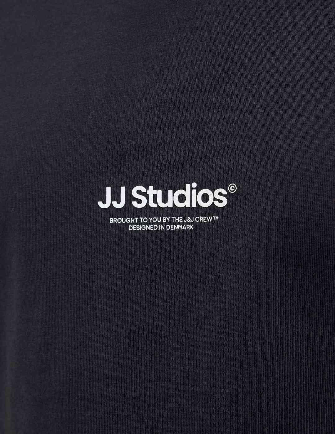 Camiseta Jack&Jones Soho manga larga negra para hombre