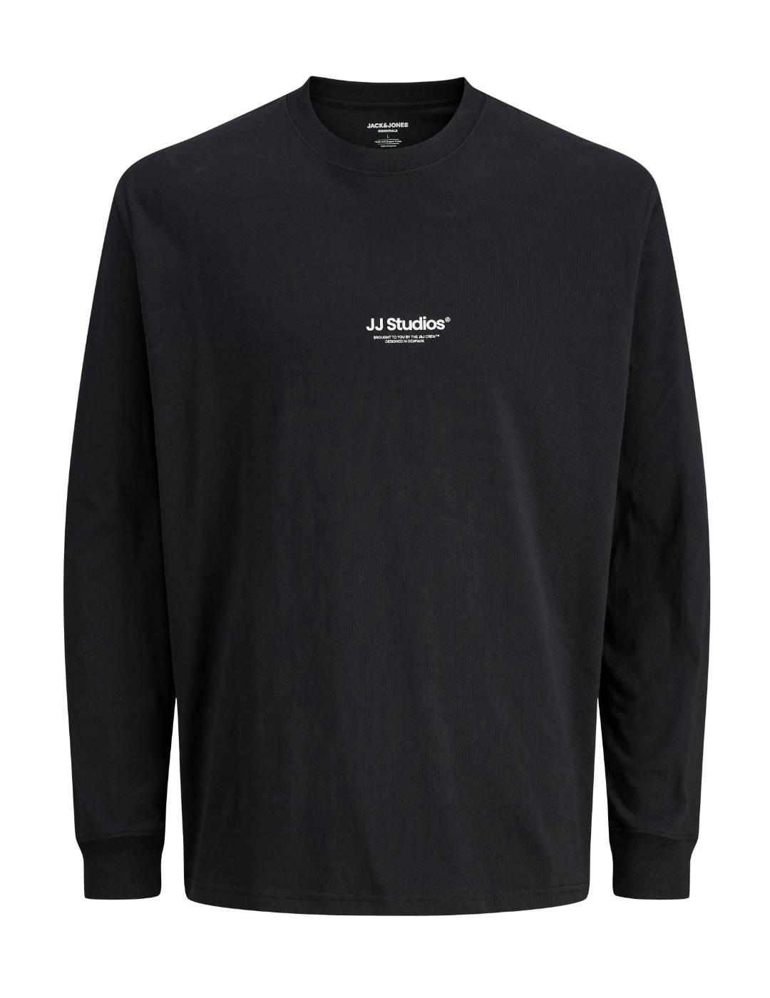 Camiseta Jack&Jones Soho manga larga negra para hombre