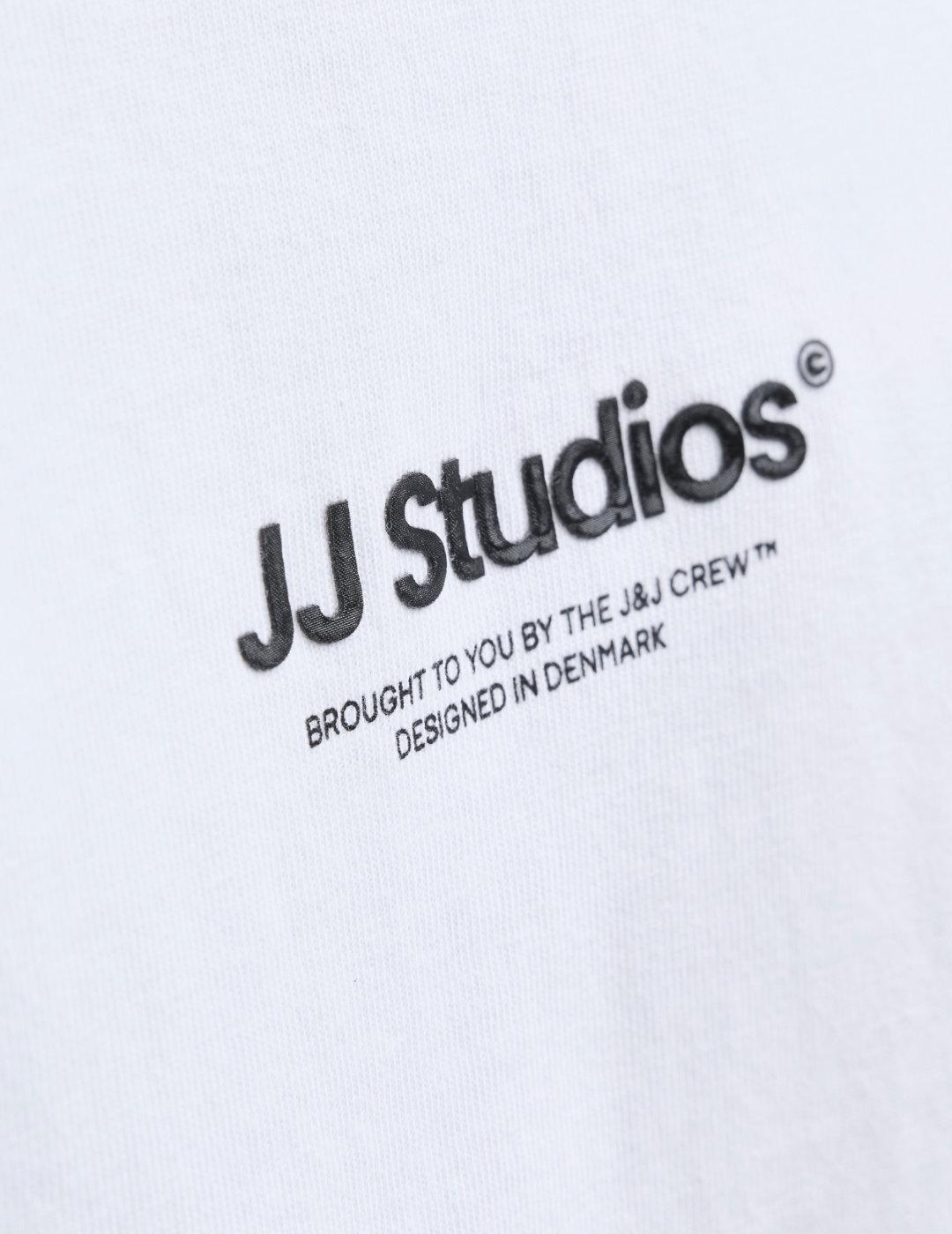 Camiseta Jack&Jones Soho manga larga blanca para hombre