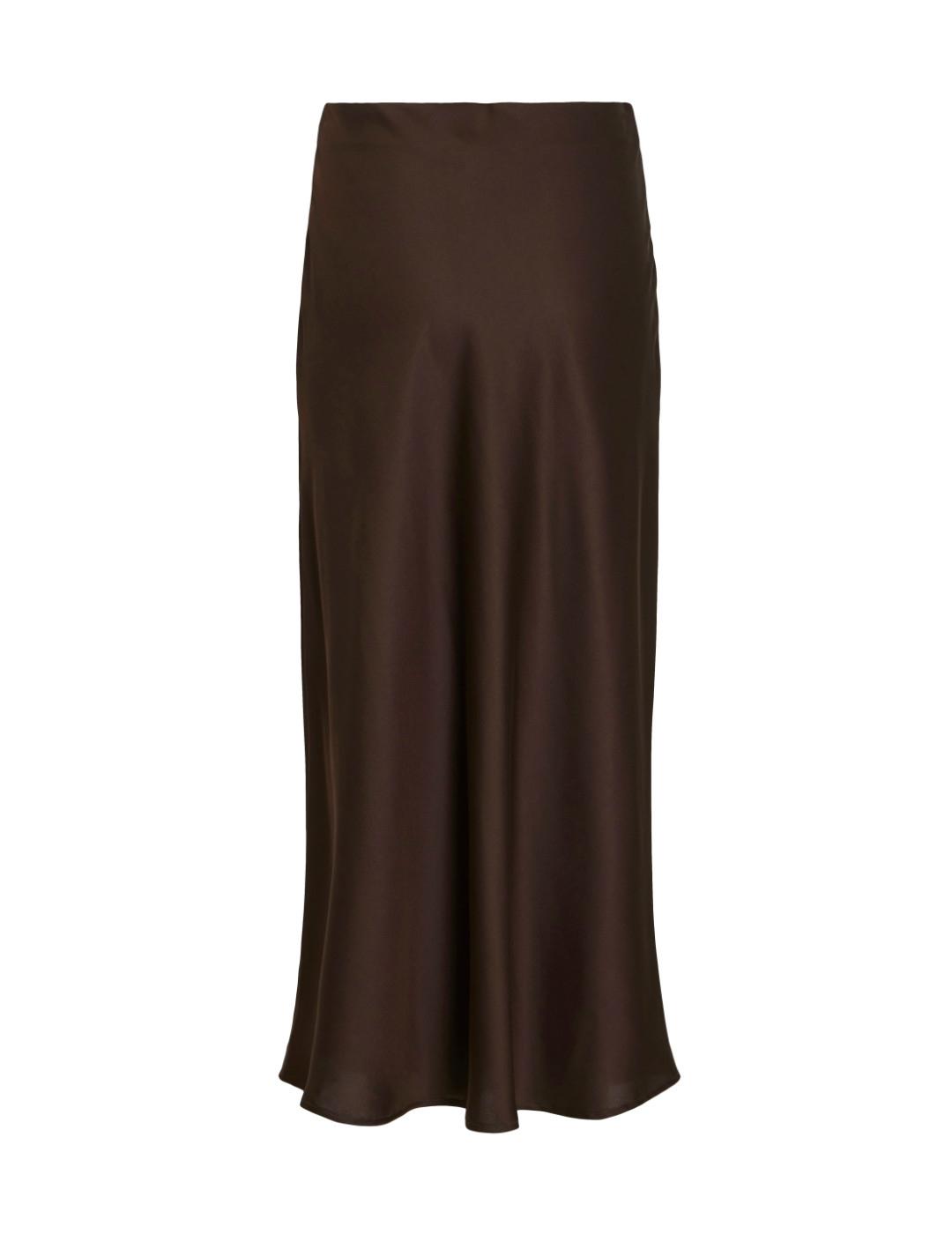 Falda Vila Ellette marrón para mujer-&