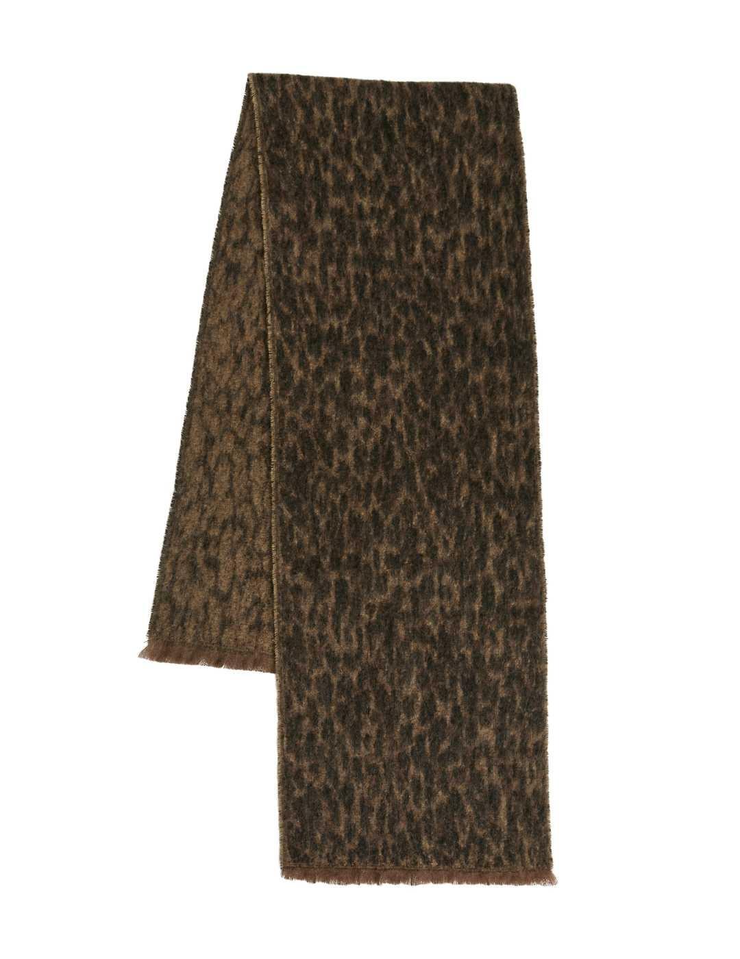 Bufanda Vila Leopol leopardo tejido suave para mujer