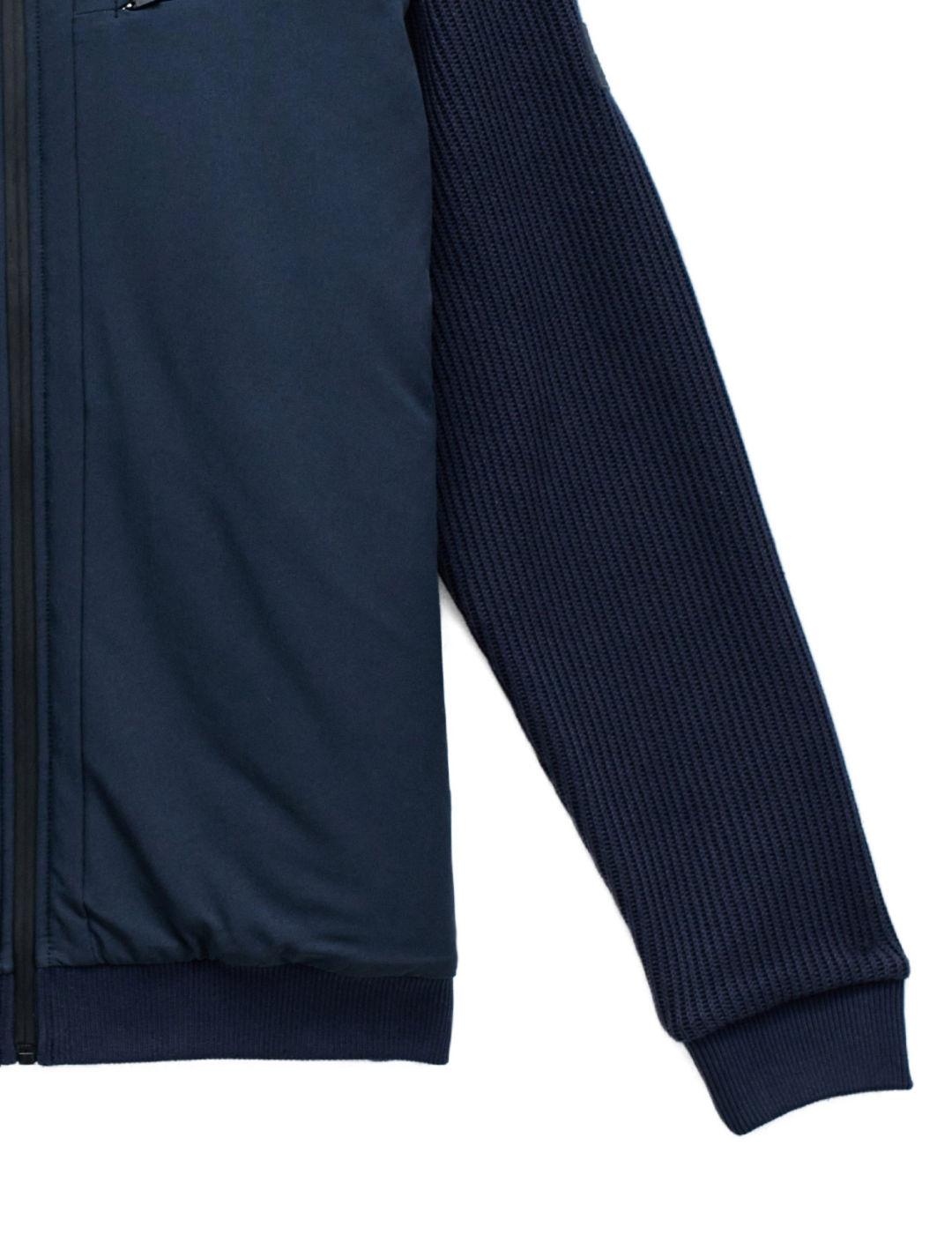 Chaqueta Salsa azul marino mangas canalé para hombre