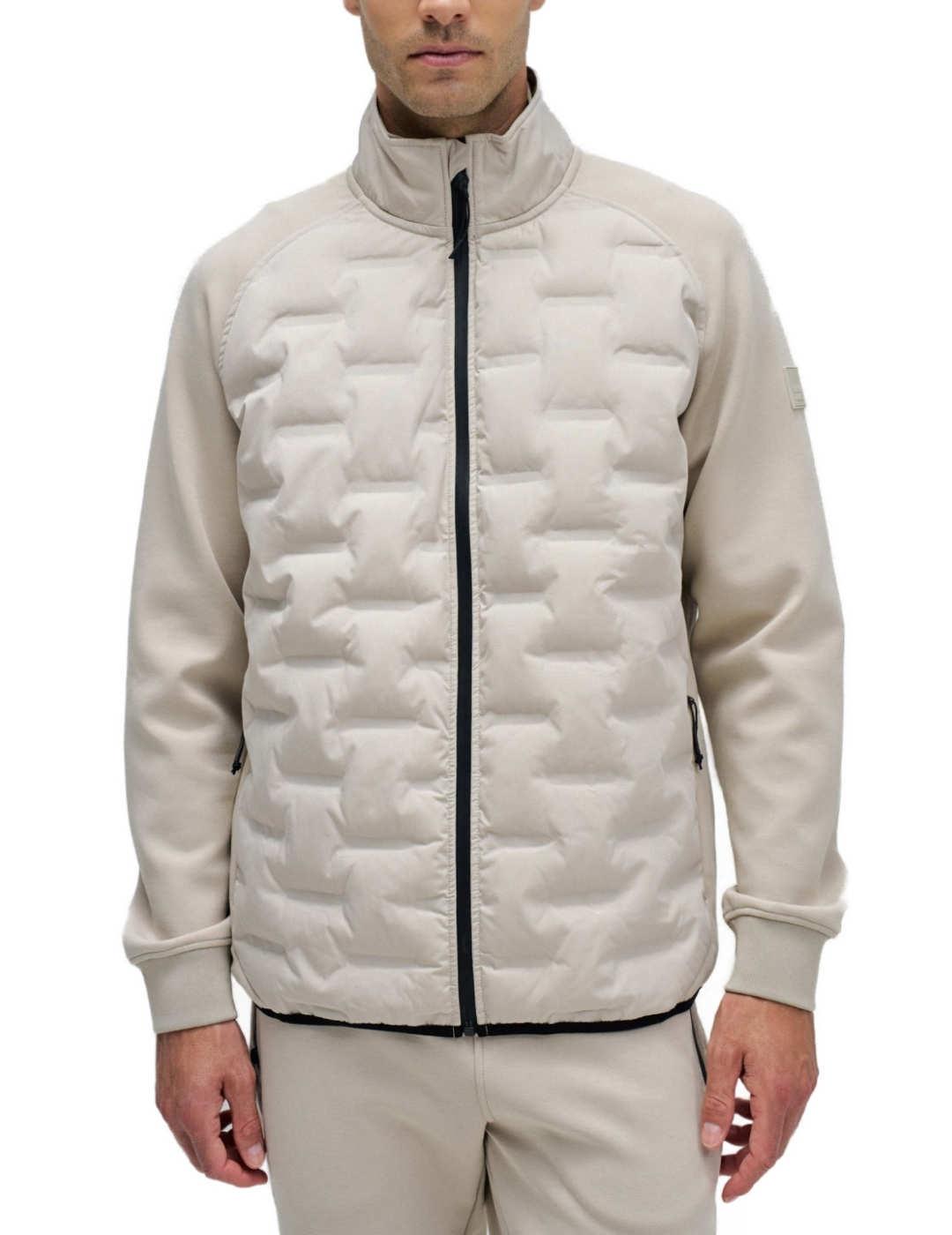 Chaqueta Salsa cruda acolchada tejido sport para hombre