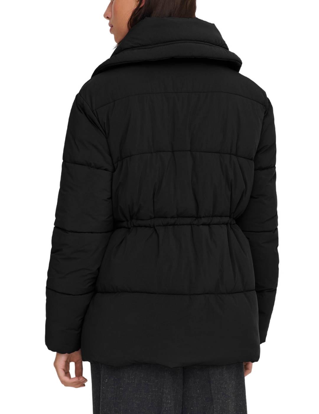 Plumas Only Lara negro cuello alto acolchado de mujer