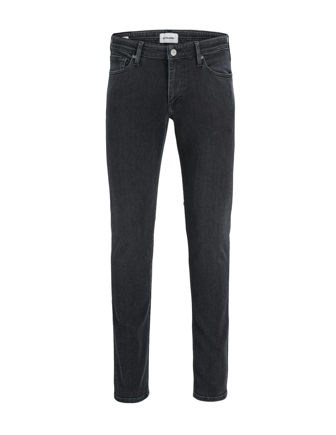 Vaquero Jack&Jones Glenn negro desgastado slim para hombre