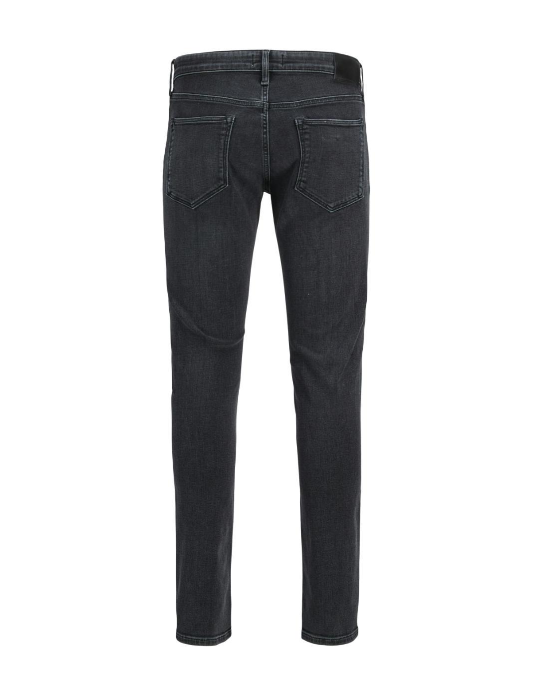 Vaquero Jack&Jones Glenn negro desgastado slim para hombre
