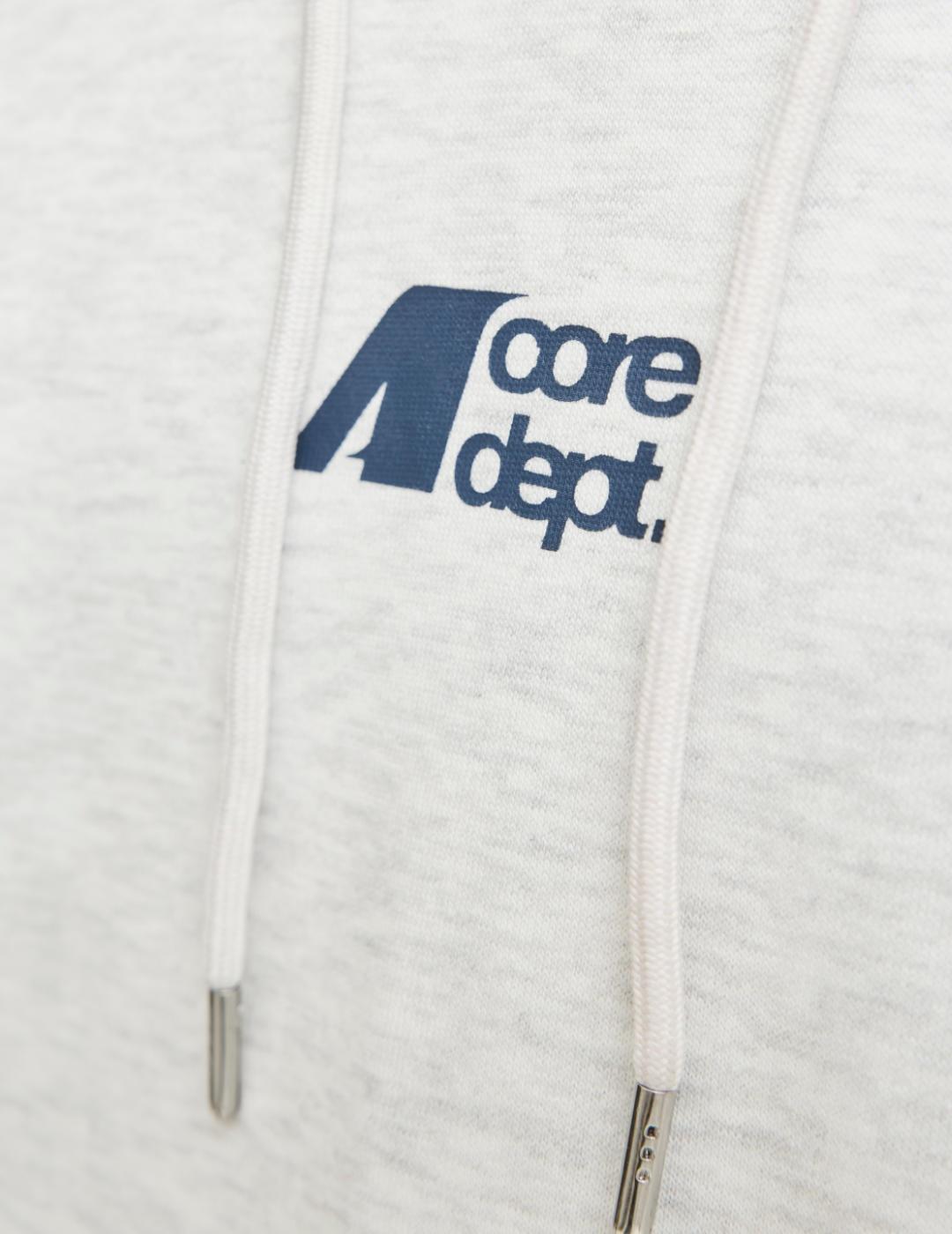 Sudadera Jack&Jones Cotier gris con capucha para hombre