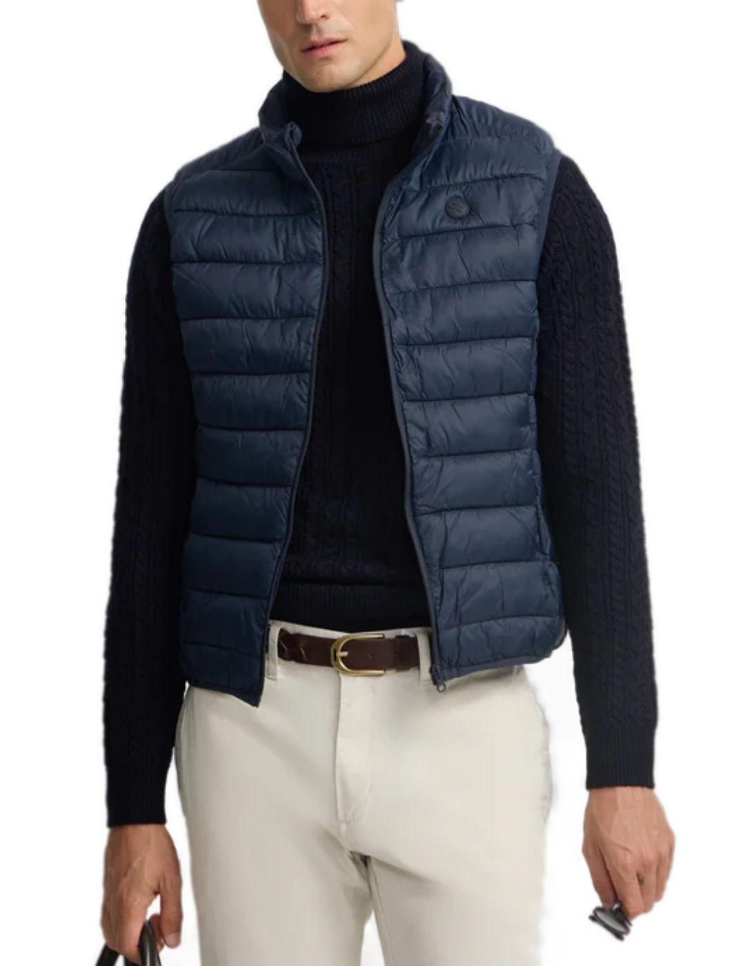 Chaleco Silbon Ultralight marino acolchado de hombre