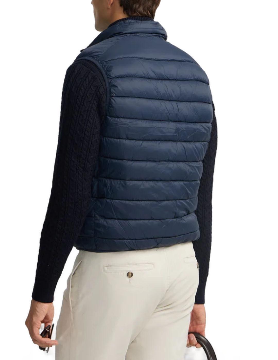 Chaleco Silbon Ultralight marino acolchado de hombre