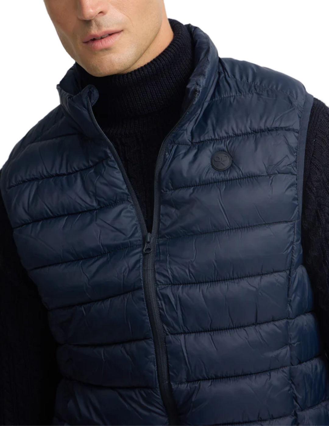 Chaleco Silbon Ultralight marino acolchado de hombre