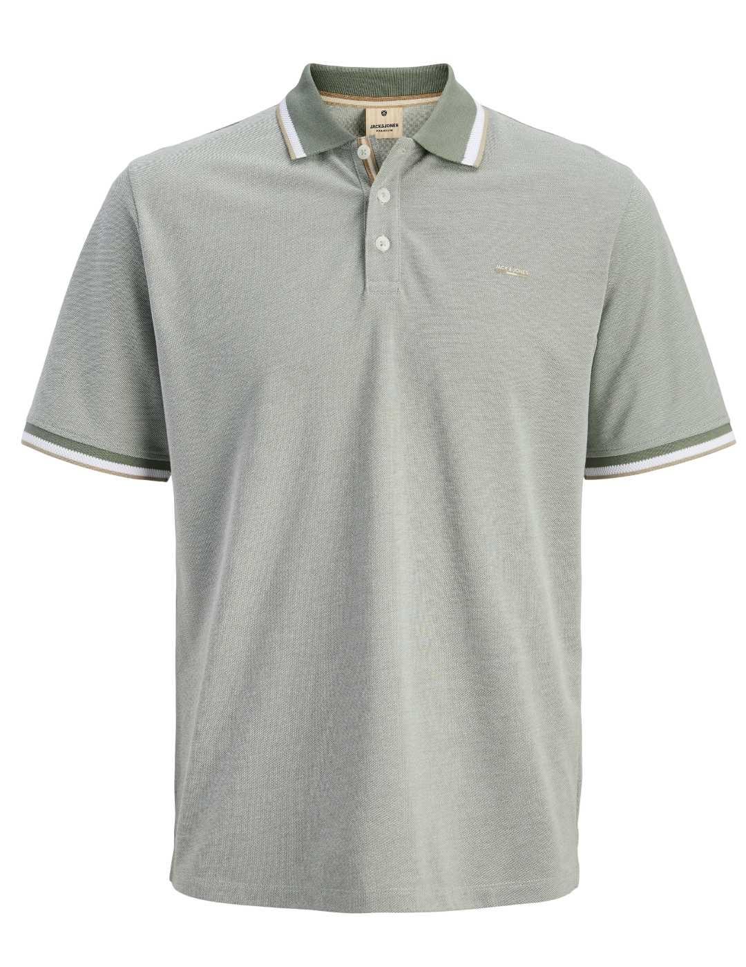 Polo Jack&Jones Blualves verde agua manga corta para hombre