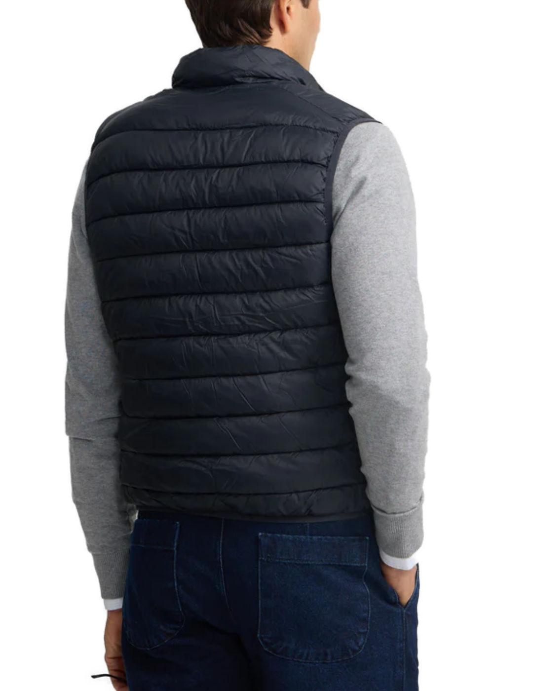 Chaleco Silbon Ultralight gris oscuro acolchado de hombre