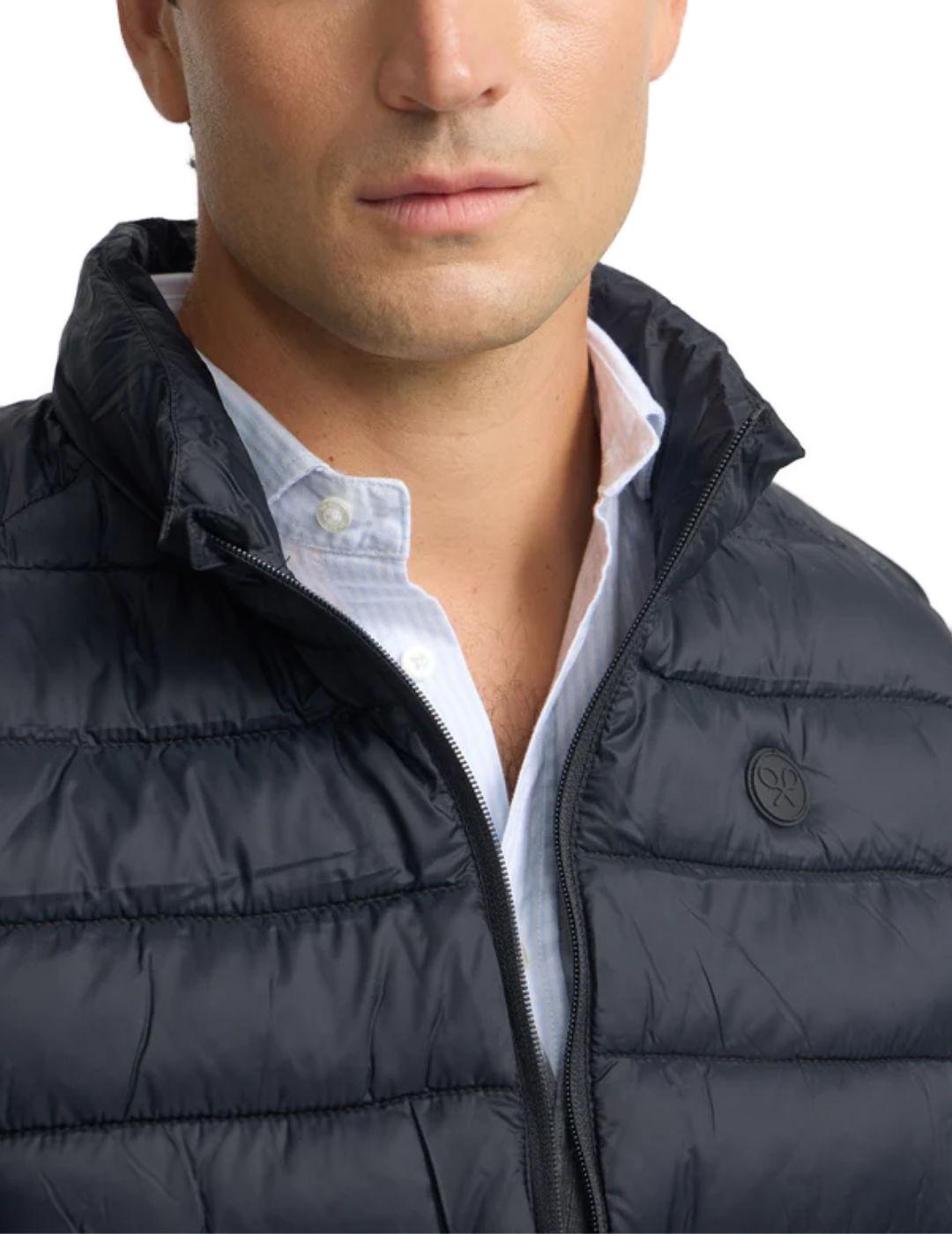 Chaleco Silbon Ultralight gris oscuro acolchado de hombre