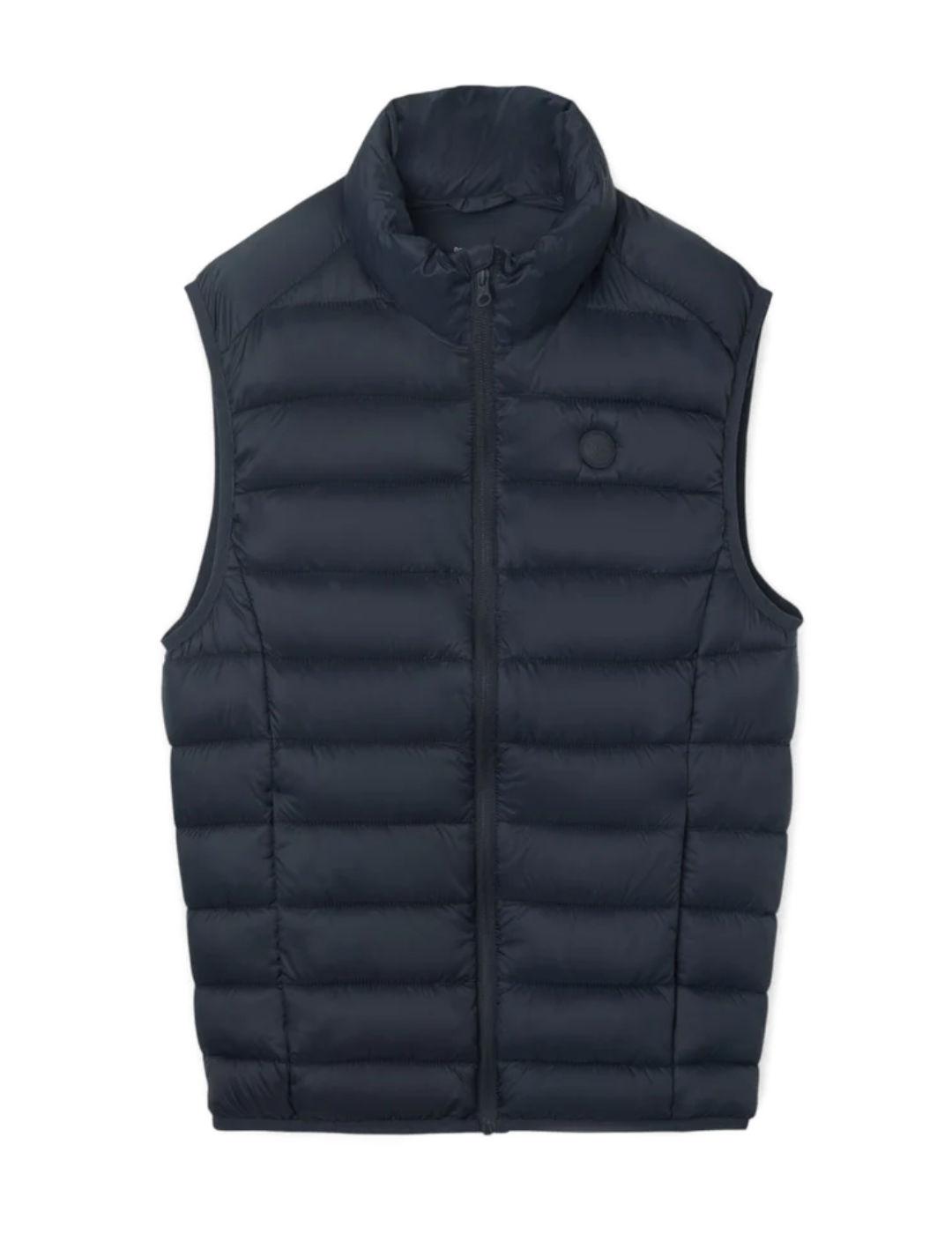 Chaleco Silbon Ultralight gris oscuro acolchado de hombre