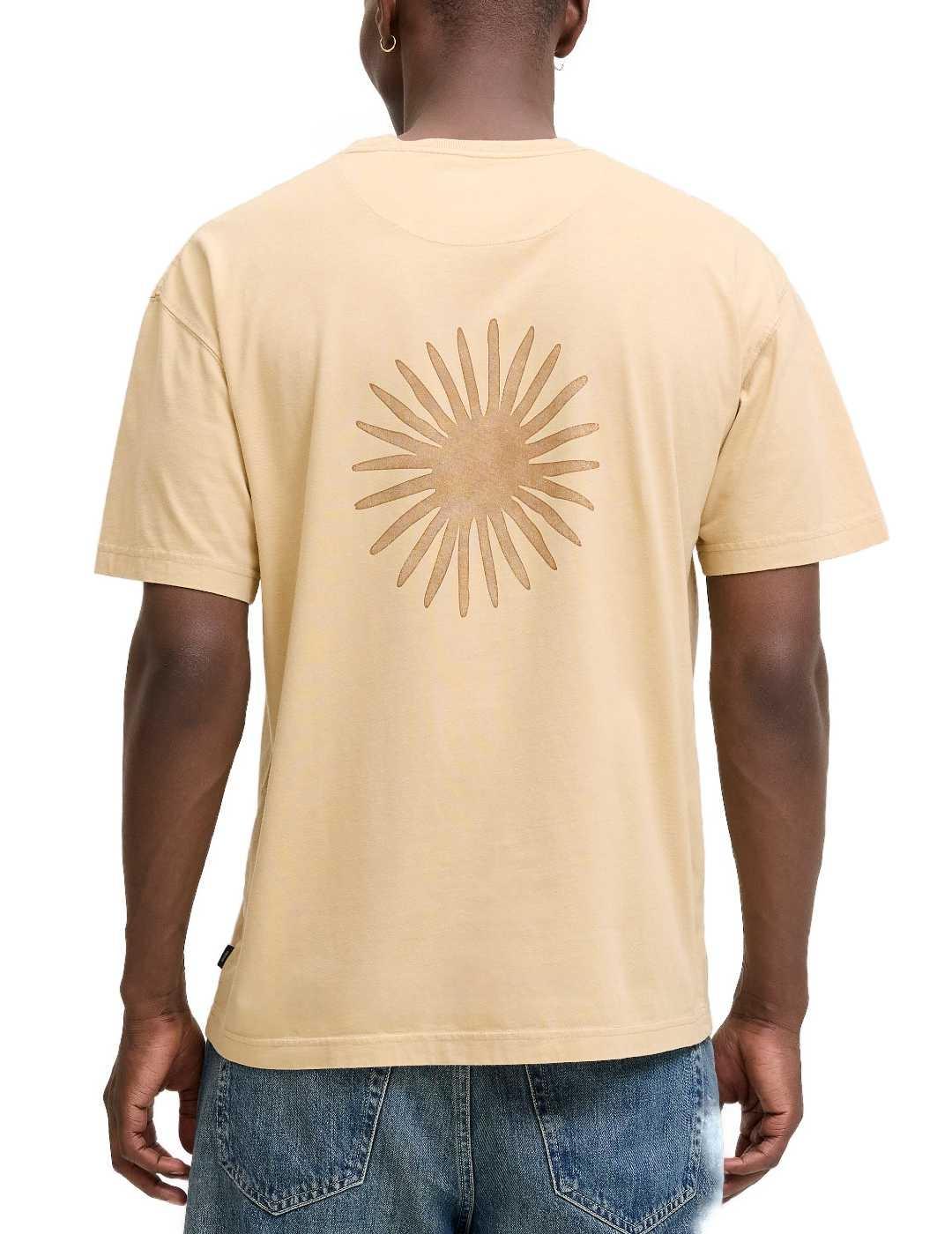 Camiseta Jack&Jones Blaedward amarilla pastel para hombre