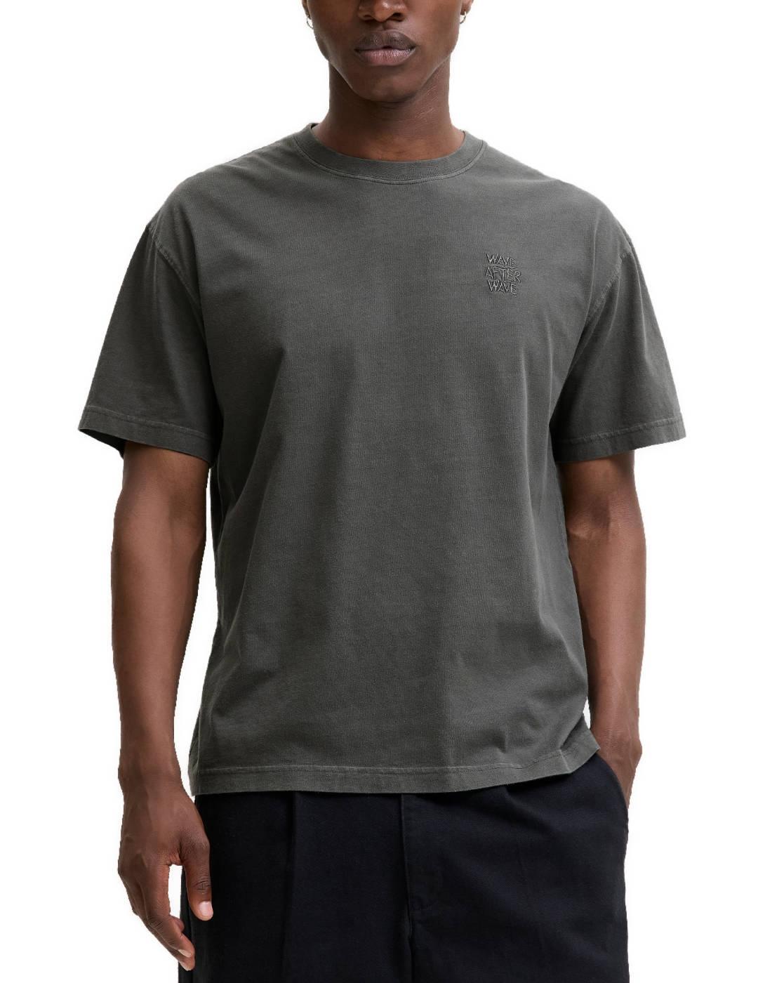 Camiseta Jack&Jones Blaedward gris manga corta para hombre