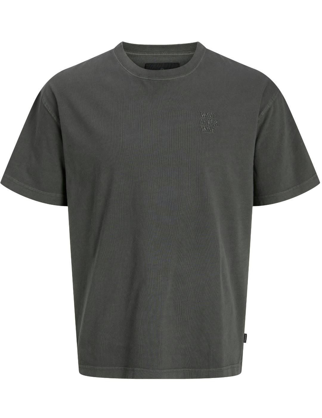Camiseta Jack&Jones Blaedward gris manga corta para hombre