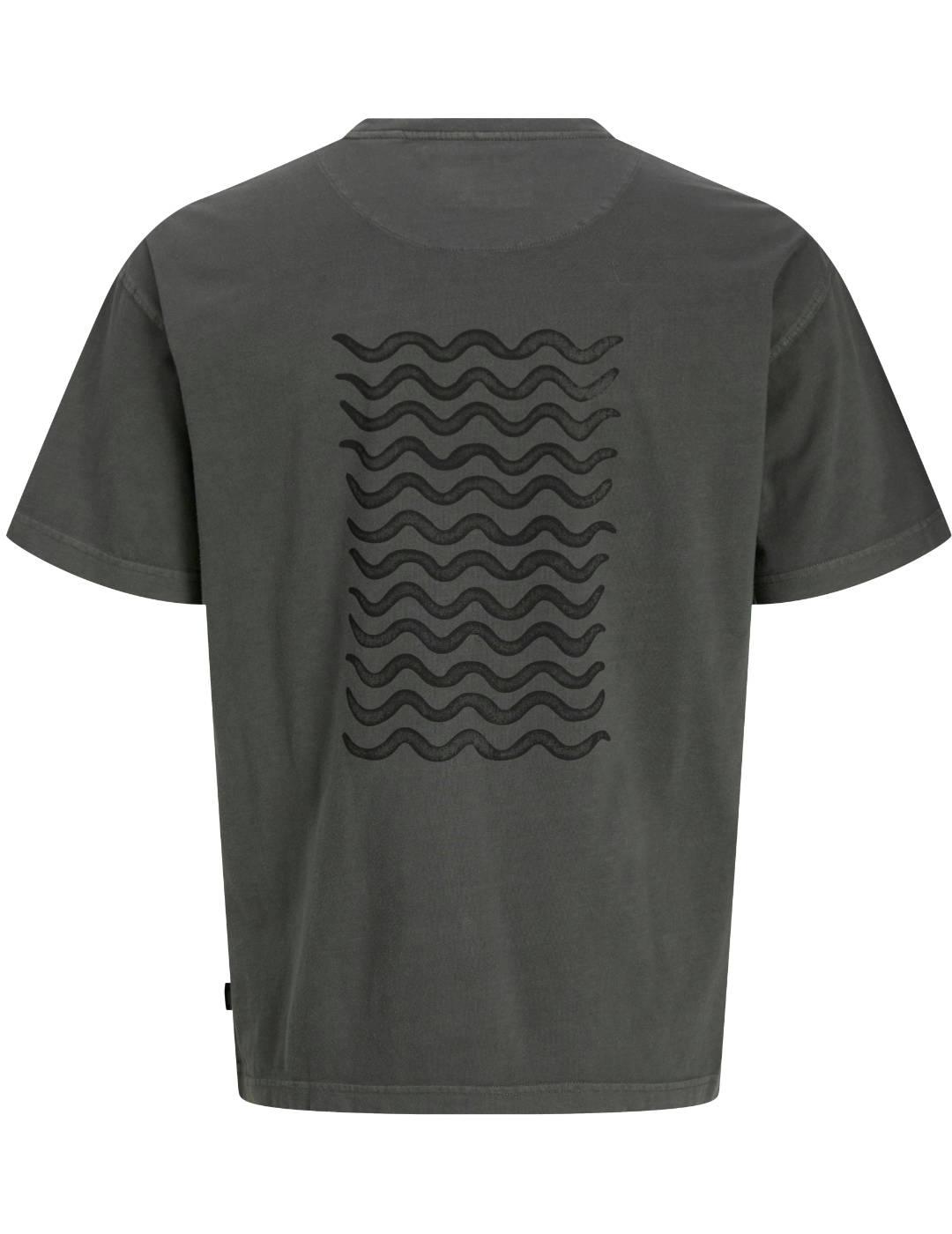 Camiseta Jack&Jones Blaedward gris manga corta para hombre
