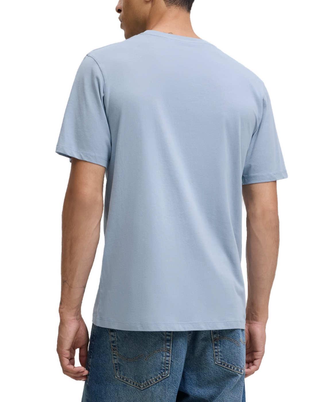 Camiseta Jack&Jones Maimi azul celeste manga corta de hombre