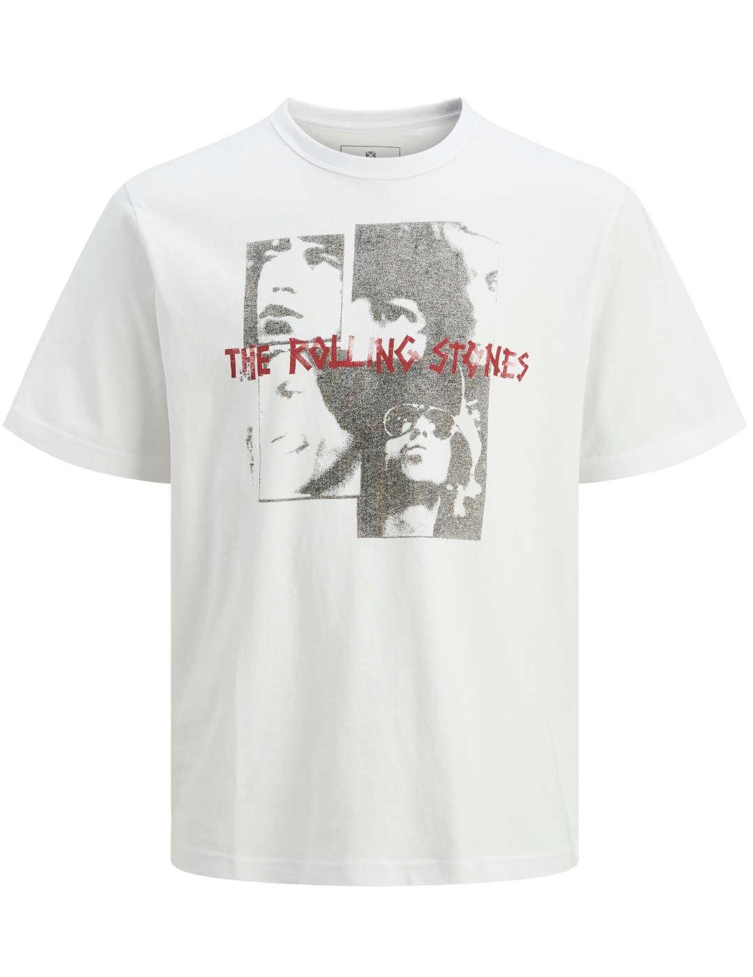 Camiseta Jack&Jones Blustones blanco manga corta de hombre