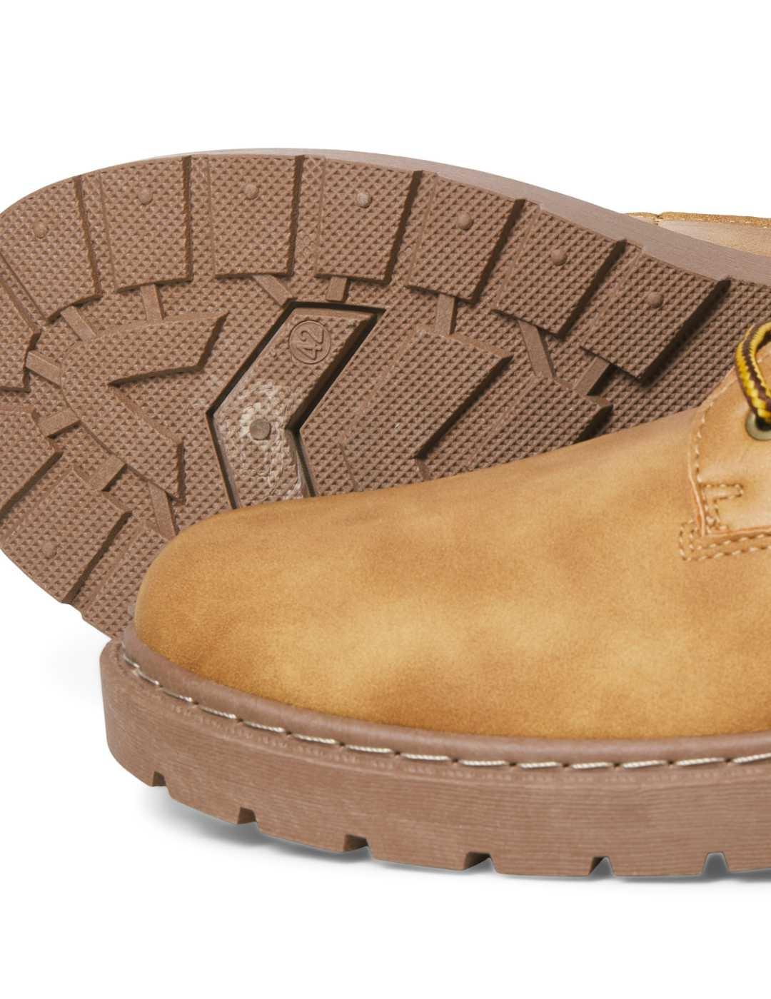 Botín Jack&Jones Wainsworth camel cordones para hombre