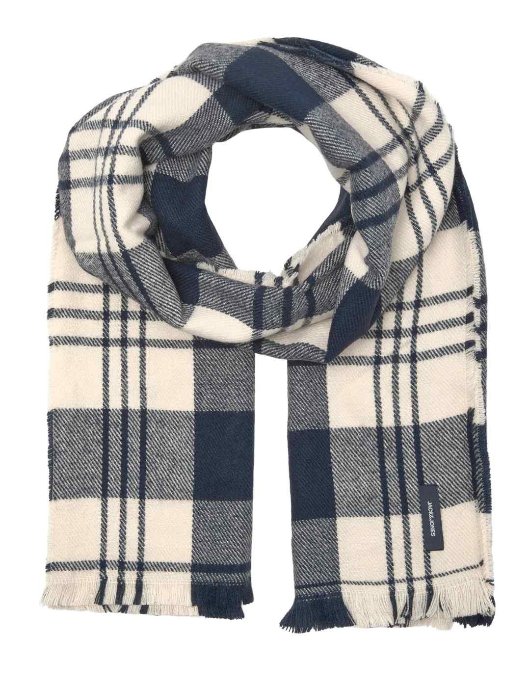 Pack Bufanda y gorro Jack&Jones Frost marino para hombre