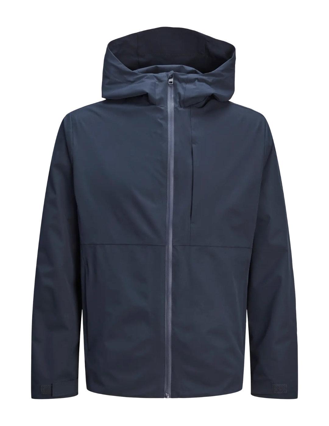 Chaqueta Jack&Jones City marino con capucha para hombre