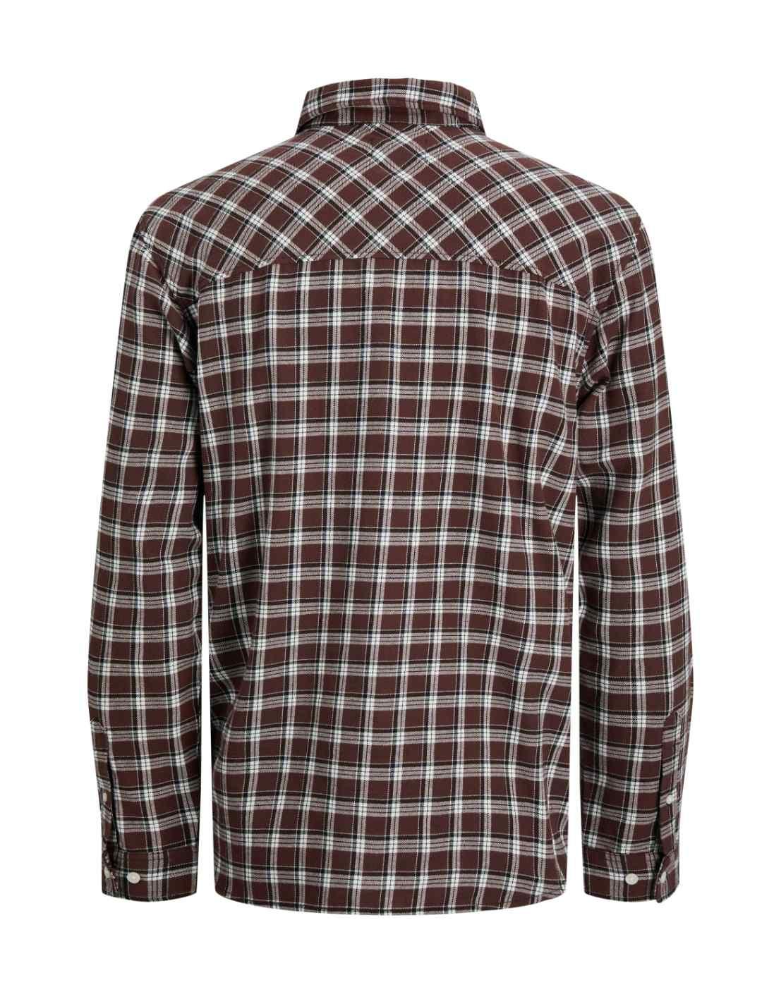 Camisa Jack&Jones Joshua granate cuadros para hombre