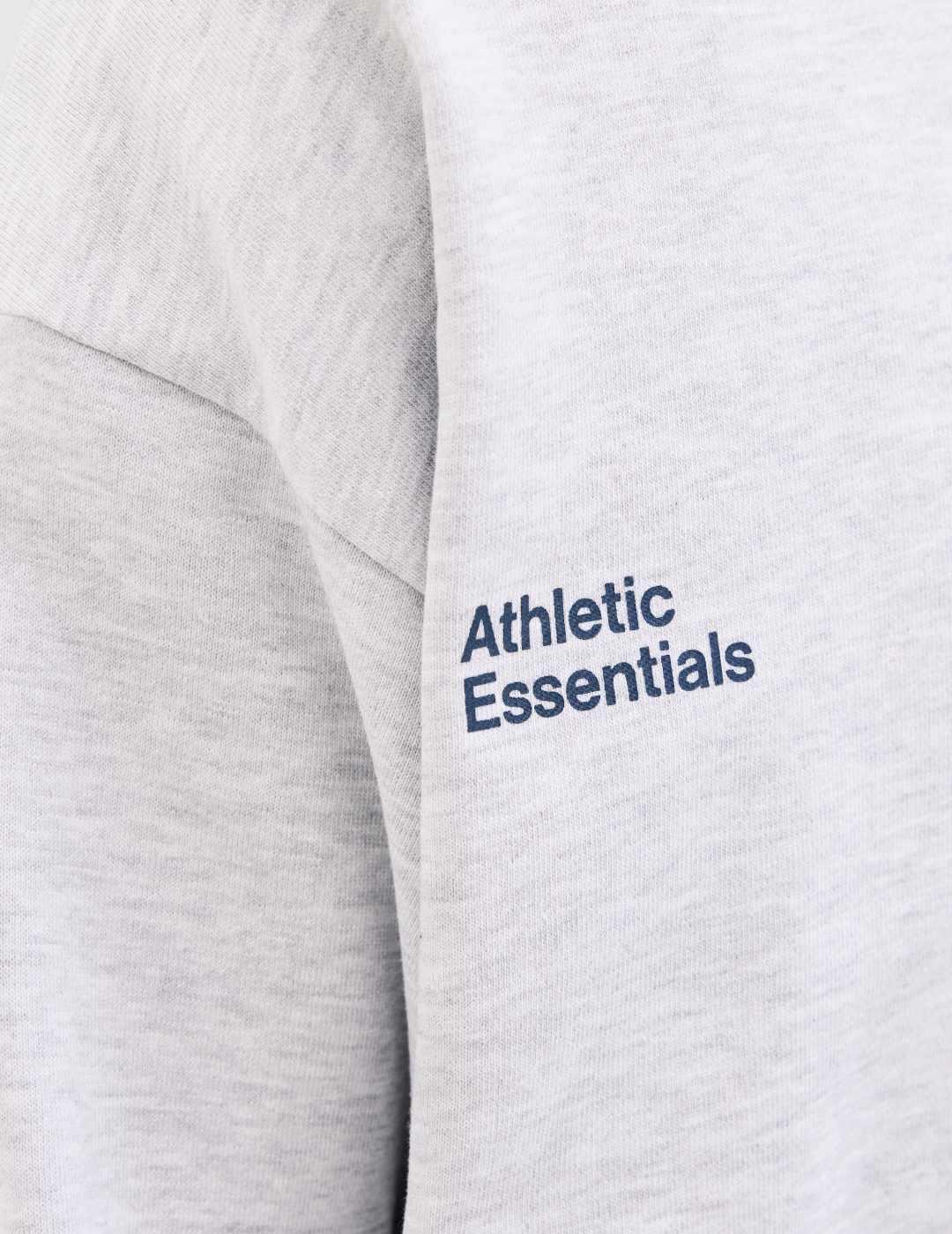 Sudadera Jack&Jones Signal gris sin capucha para hombre