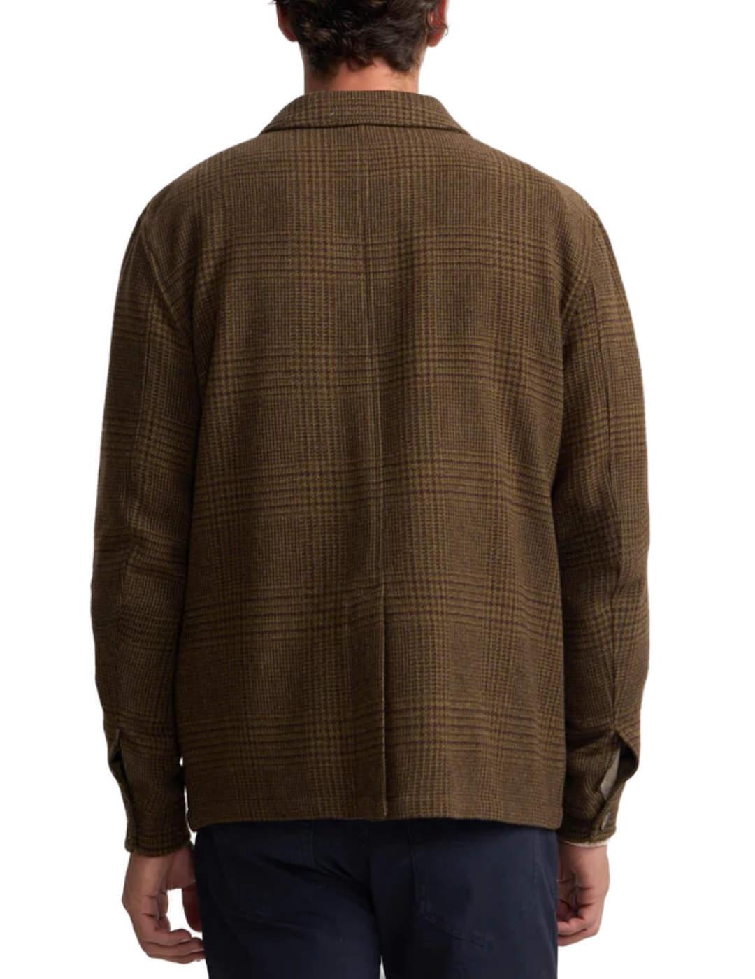 Chaqueta Silbon príncipe de gales marrón de botones  hombre