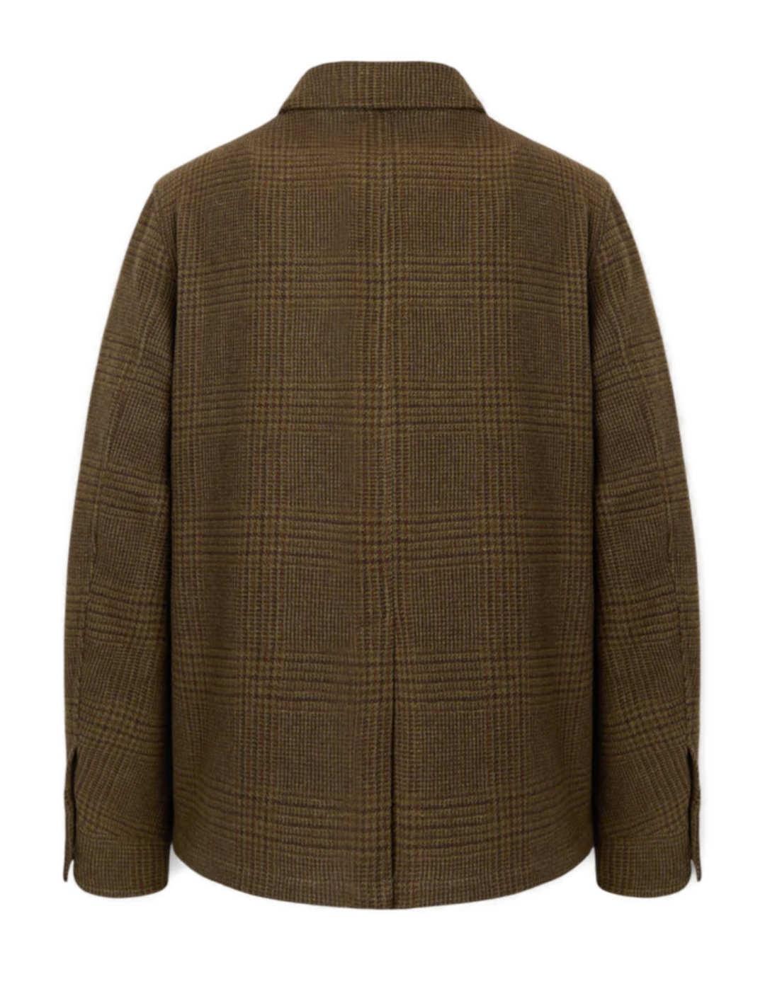 Chaqueta Silbon príncipe de gales marrón de botones  hombre