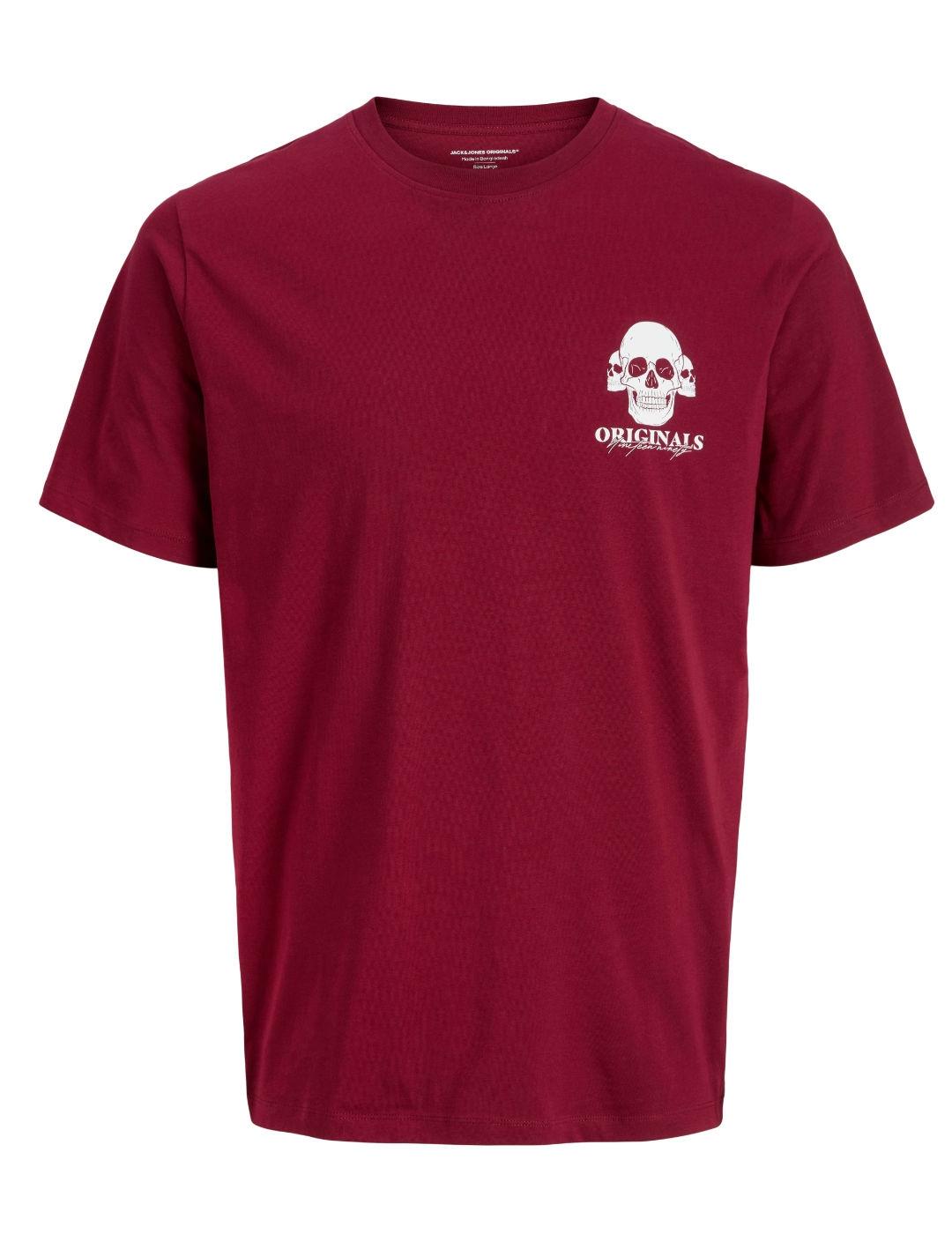 Camiseta Jack&Jones Rollo rojo manga corta para hombre