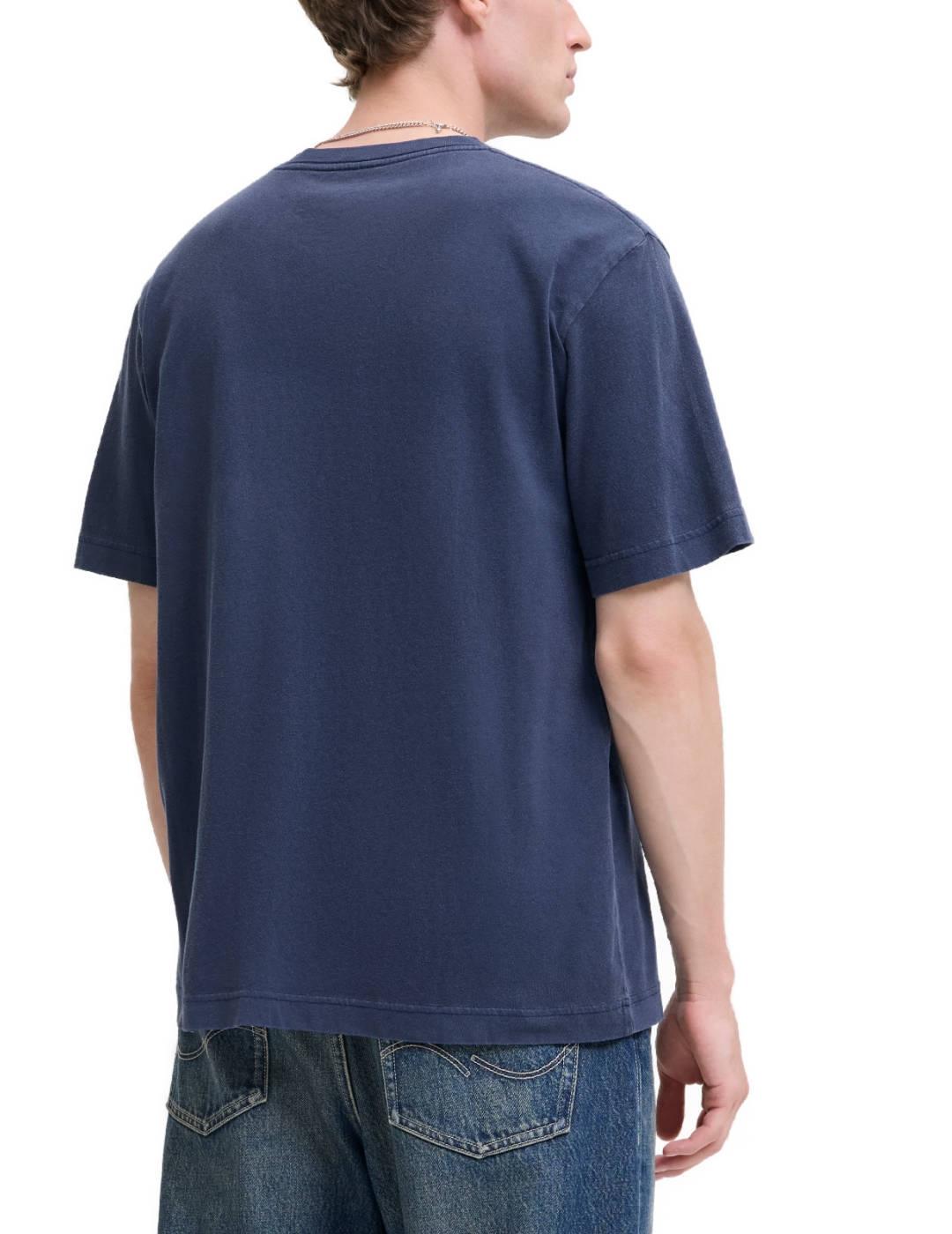 Camiseta Jack&Jones Rinwood azul manga corta para hombre