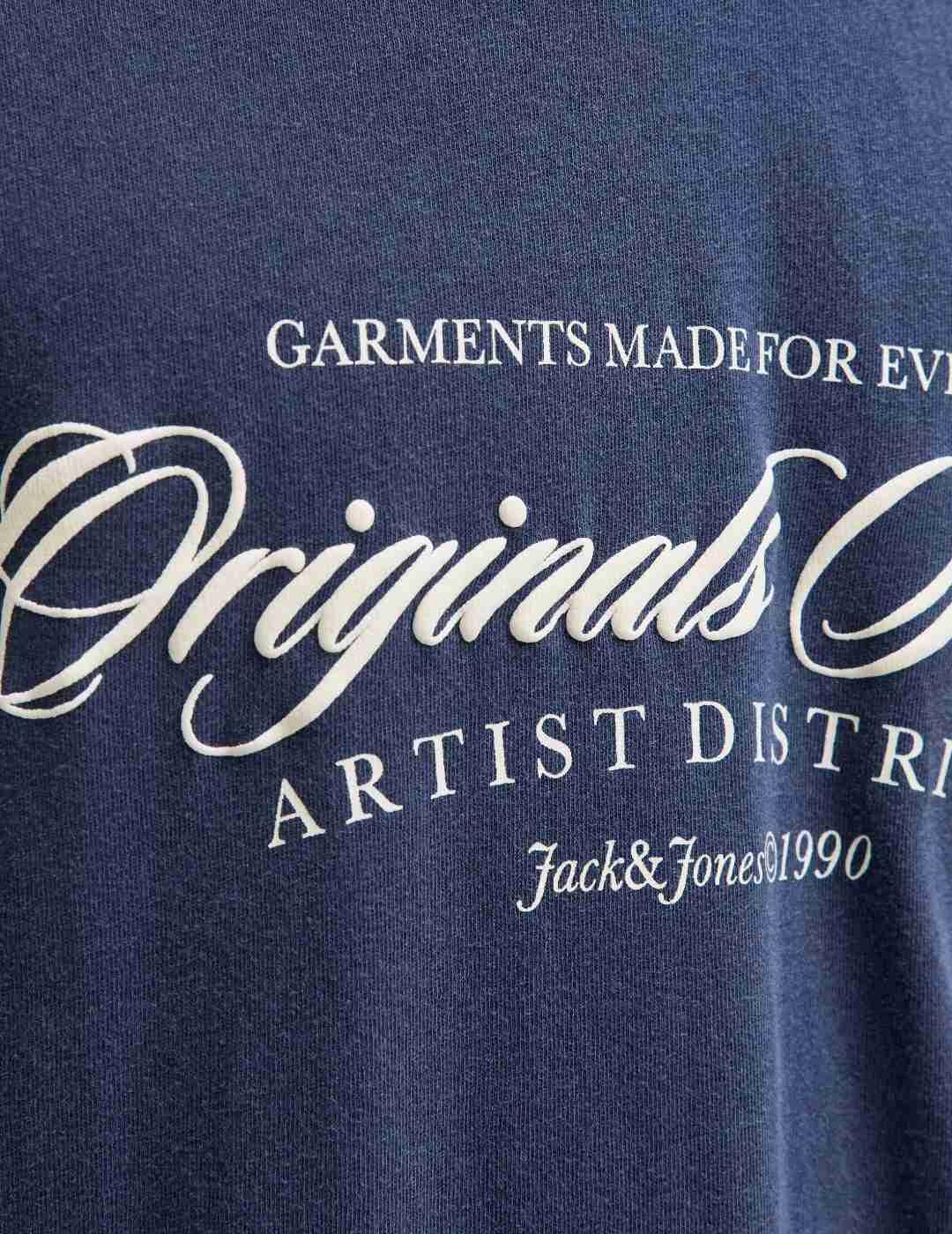 Camiseta Jack&Jones Rinwood azul manga corta para hombre