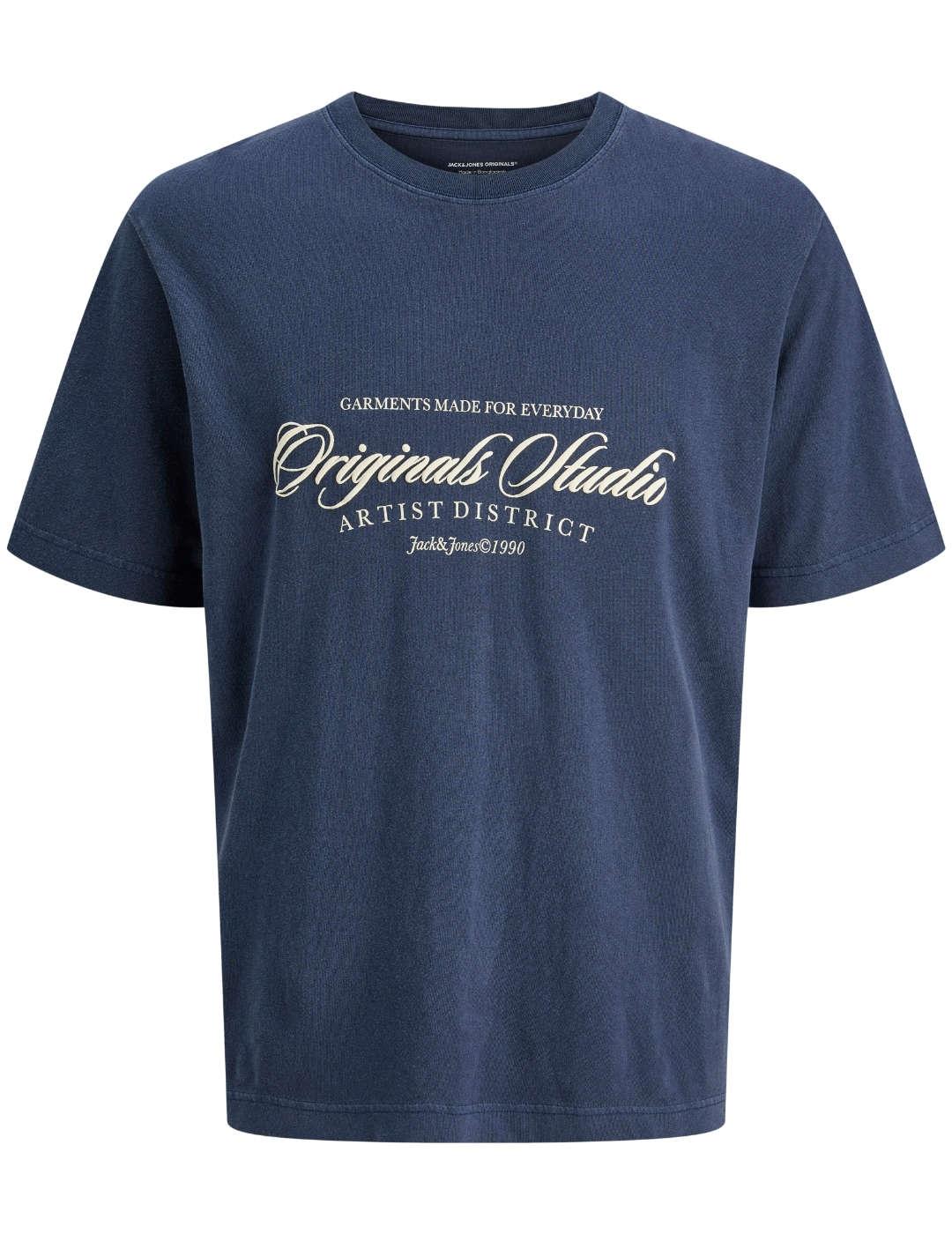 Camiseta Jack&Jones Rinwood azul manga corta para hombre