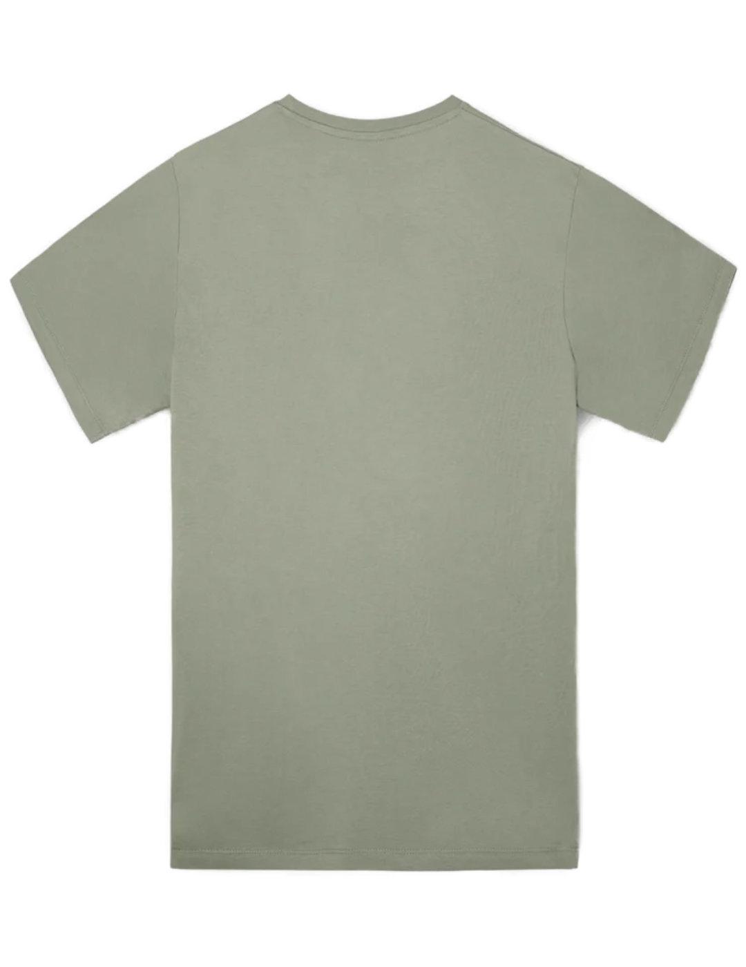 Camiseta Silbon Minilogo verde manga corta para hombre