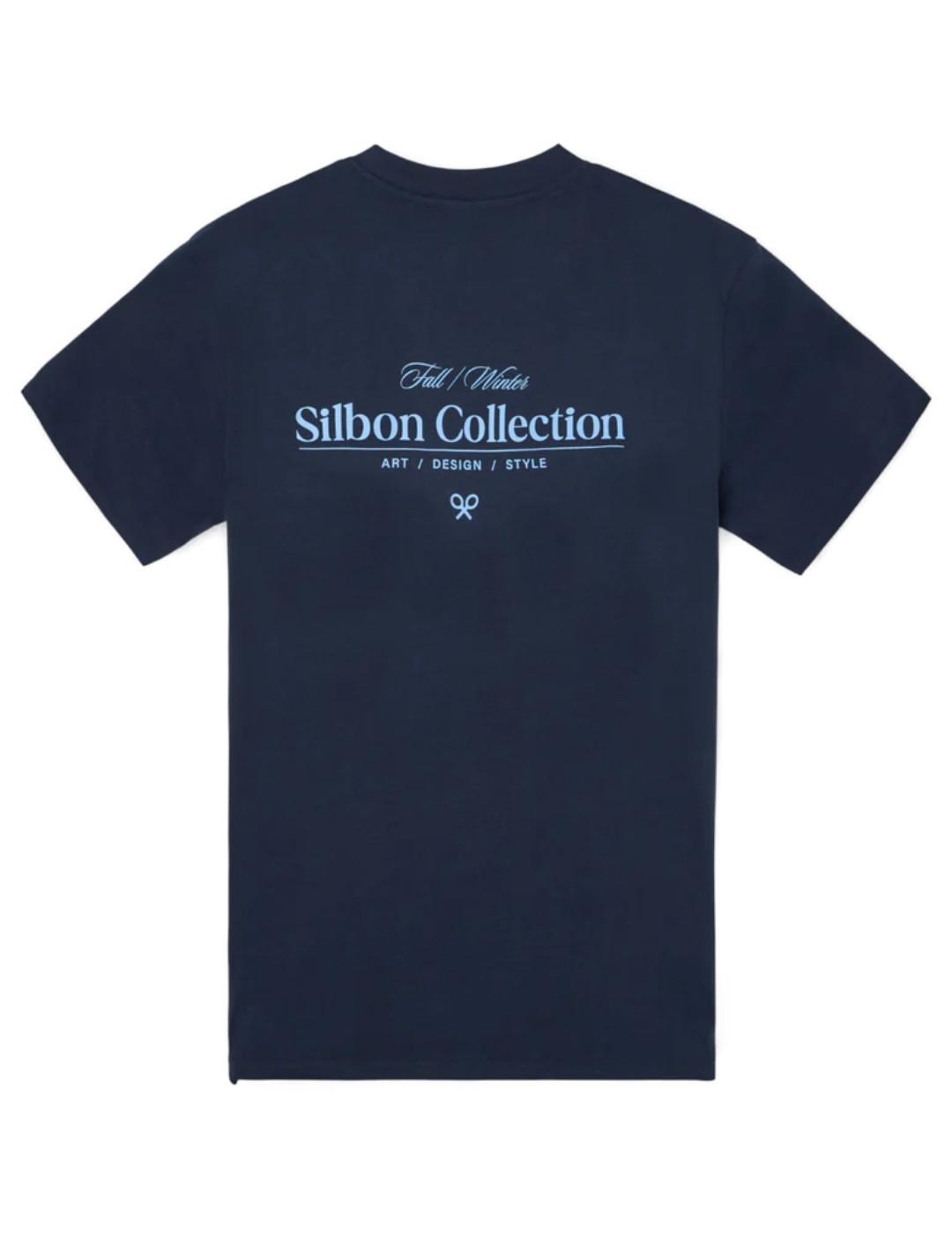 Camiseta Silbon Relaxed fit collection azul para hombre