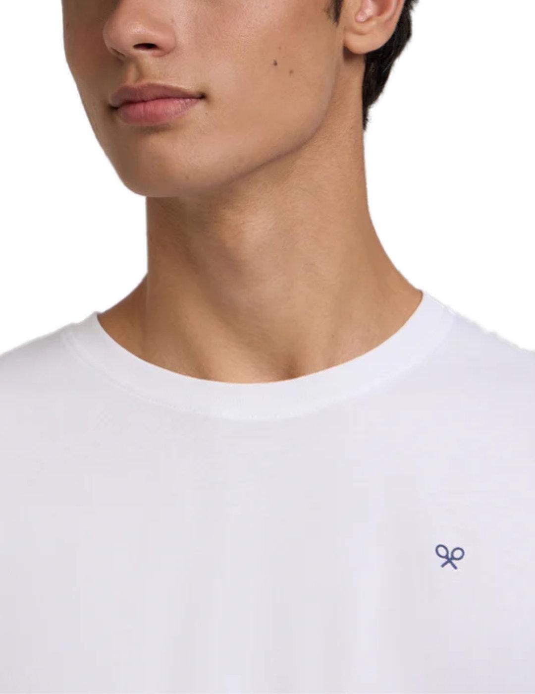 Camiseta Silbon Círculo étnico blanca manga corta de hombre