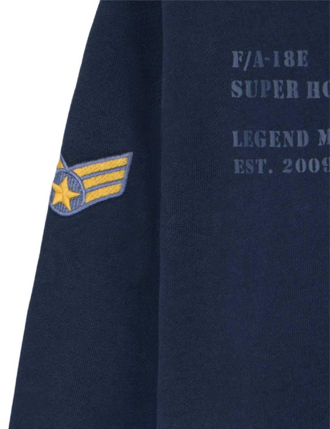 Sudadera Silbon Parches military marino parches para hombre