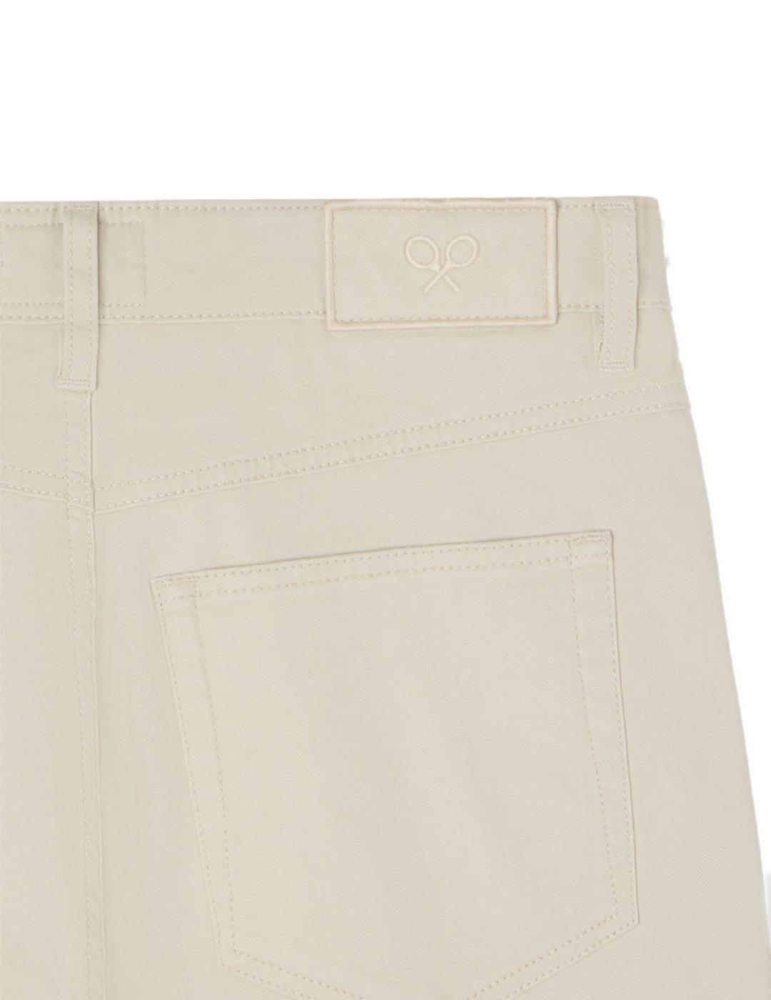 Pantalón Silbon Sport 5 bolsillos beige Slim fit para hombre