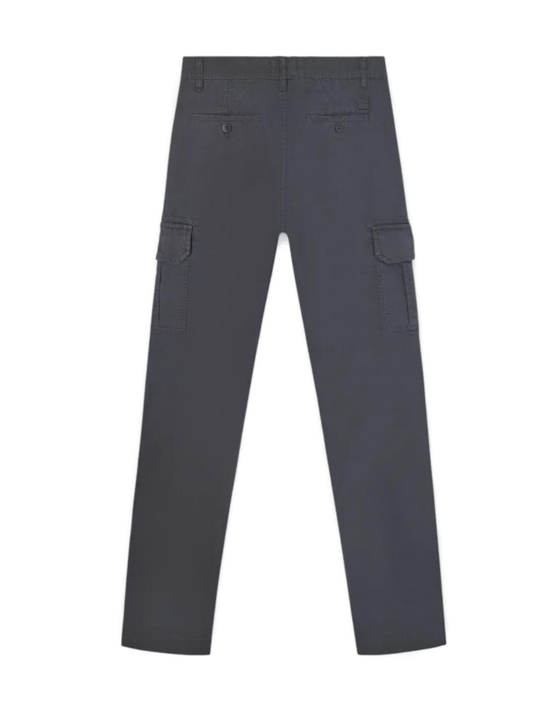 Pantalón Silbon cargo casual gris oscuro Slim fit de hombre