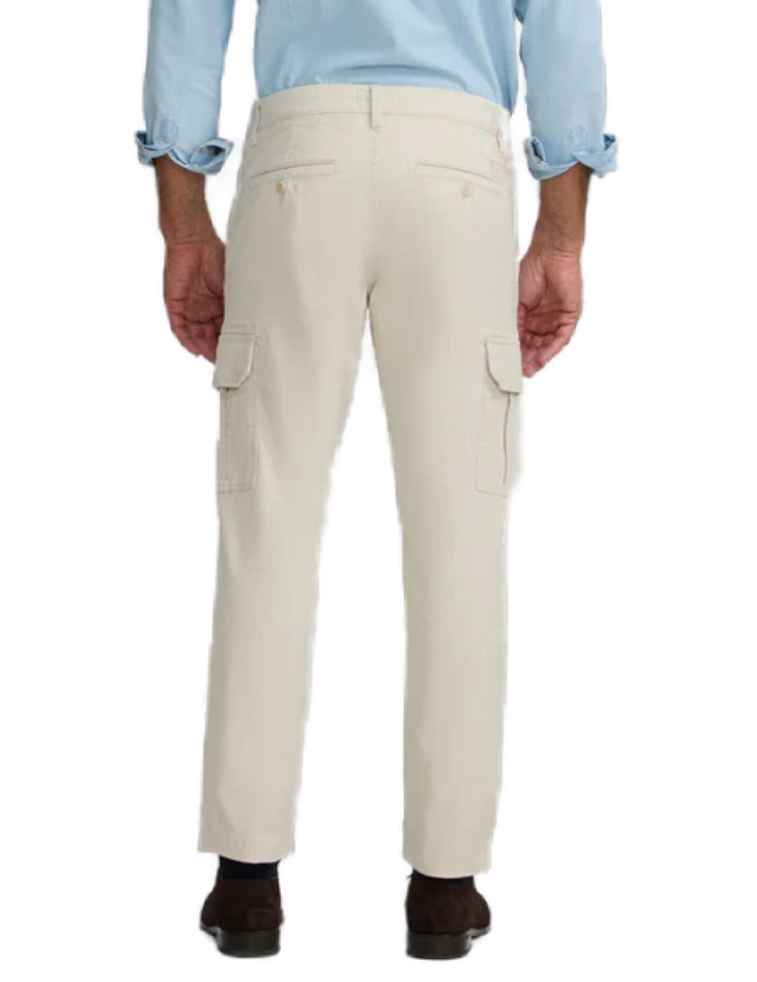 Pantalón Silbon Cargo casual color piedra Slim fit de hombre